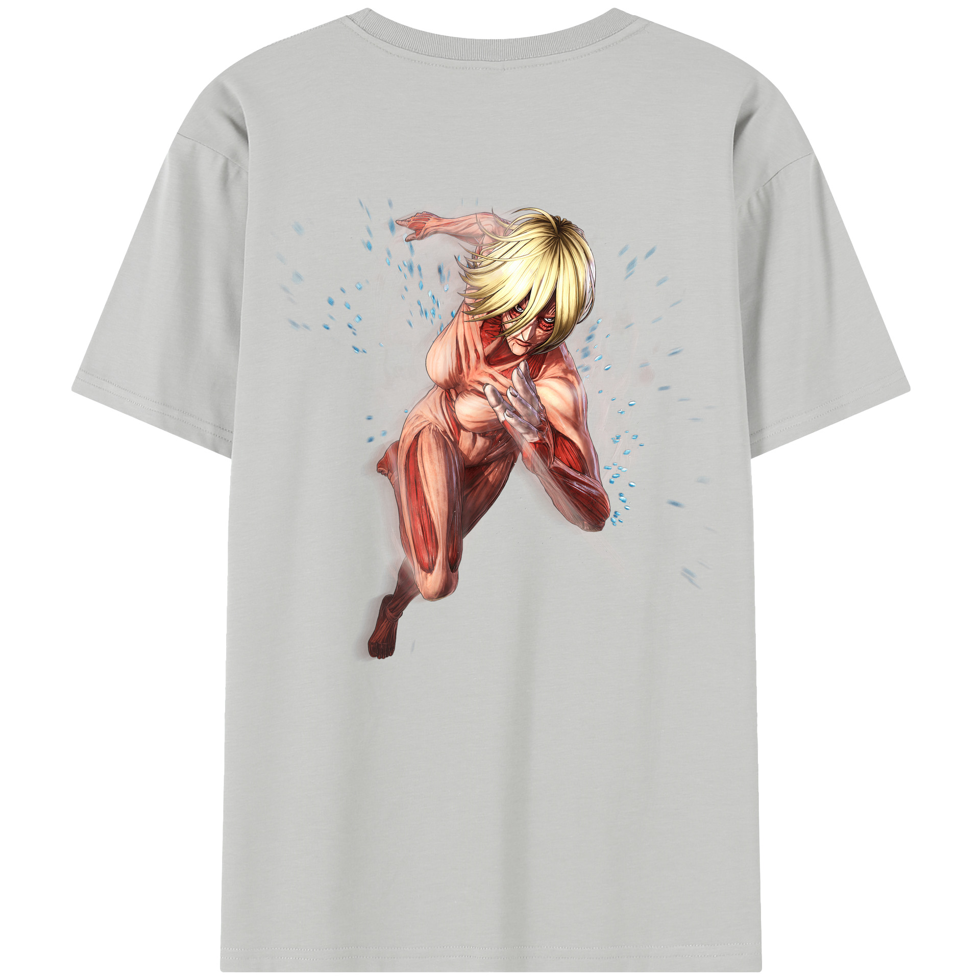 （画像用） 進撃の巨人 Attack on Titan 綿100％半袖Tシャツ（背面プリント）