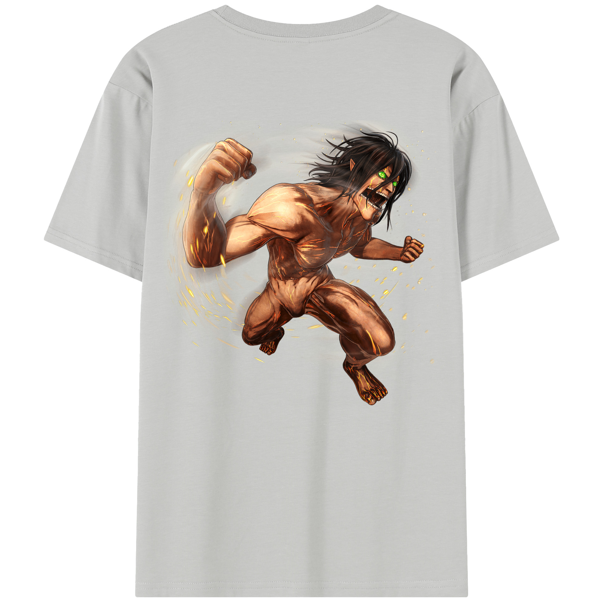 （画像用） 進撃の巨人 Attack on Titan 綿100％半袖Tシャツ（背面プリント）