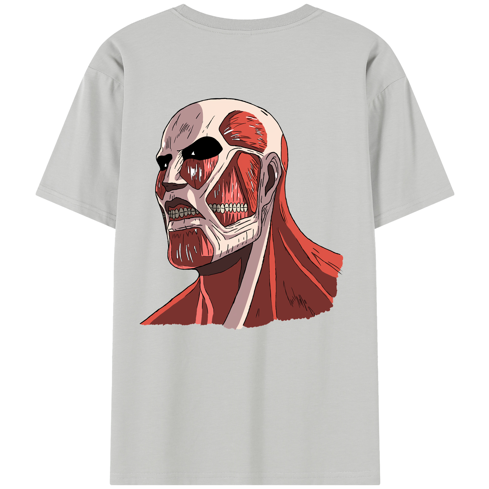（画像用） 進撃の巨人 Attack on Titan 綿100％半袖Tシャツ（背面プリント）
