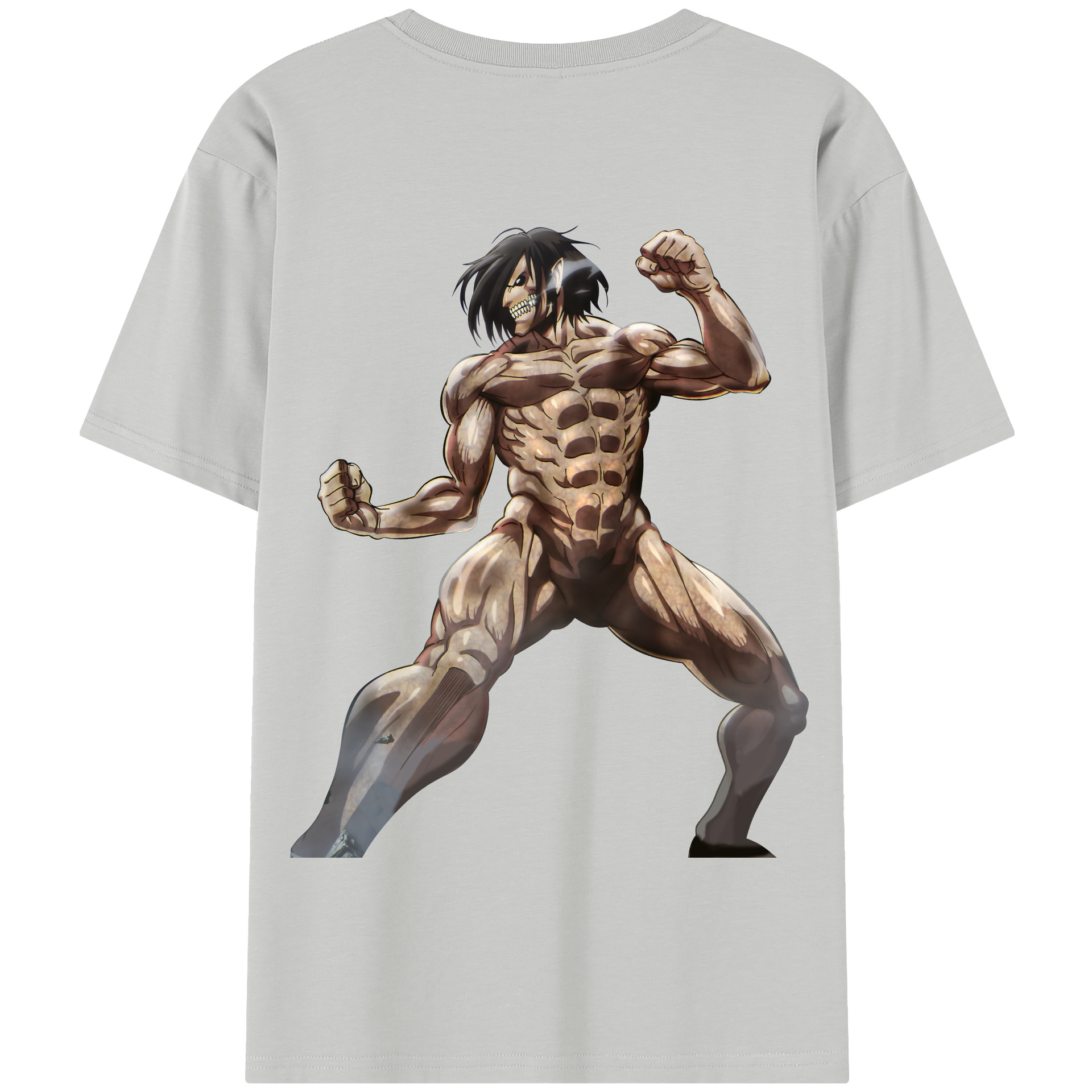 （画像用） 進撃の巨人 Attack on Titan 綿100％半袖Tシャツ（背面プリント）