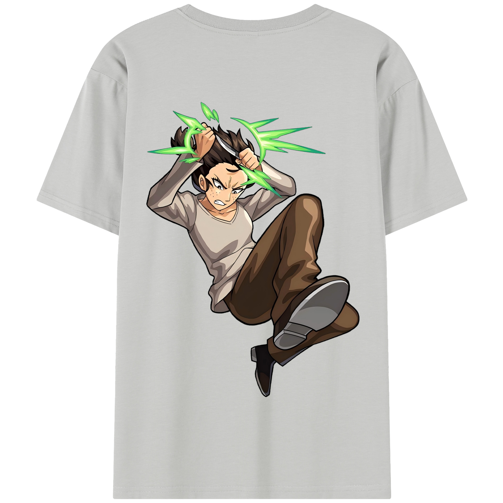 （画像用） 進撃の巨人 Attack on Titan 綿100％半袖Tシャツ（背面プリント）