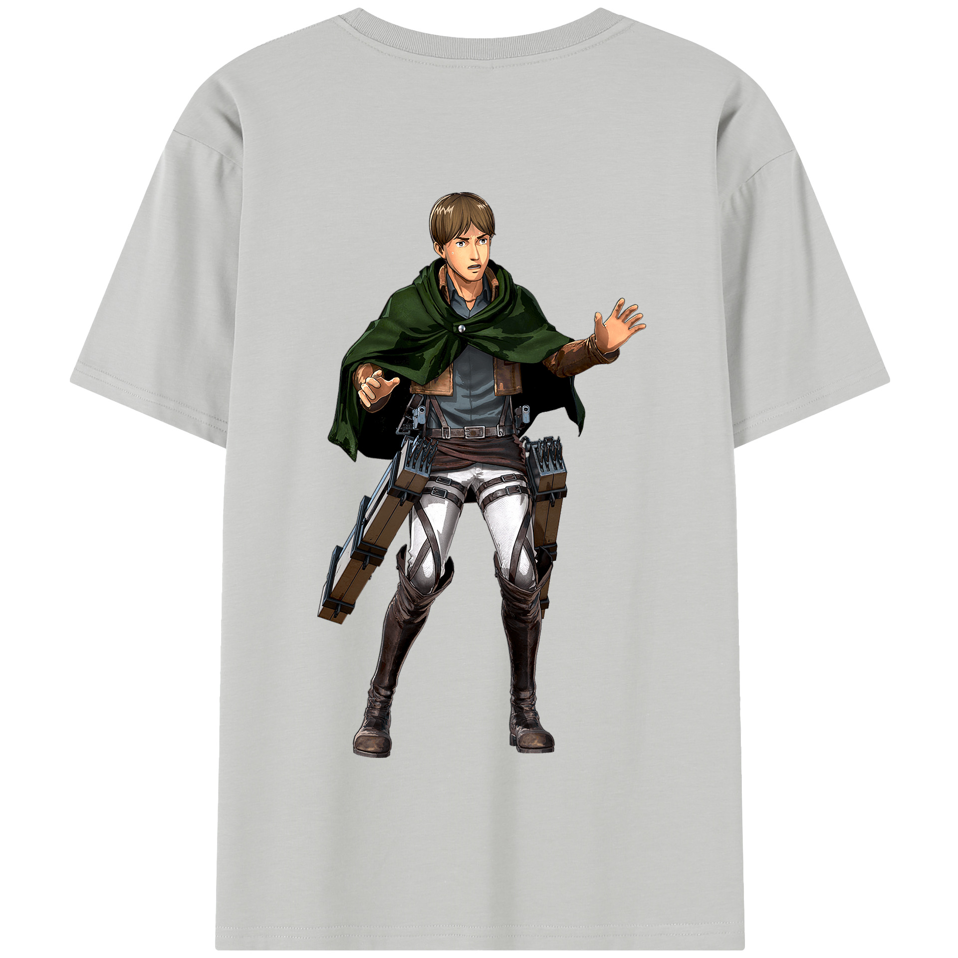 （画像用） 進撃の巨人 Attack on Titan 綿100％半袖Tシャツ（背面プリント）
