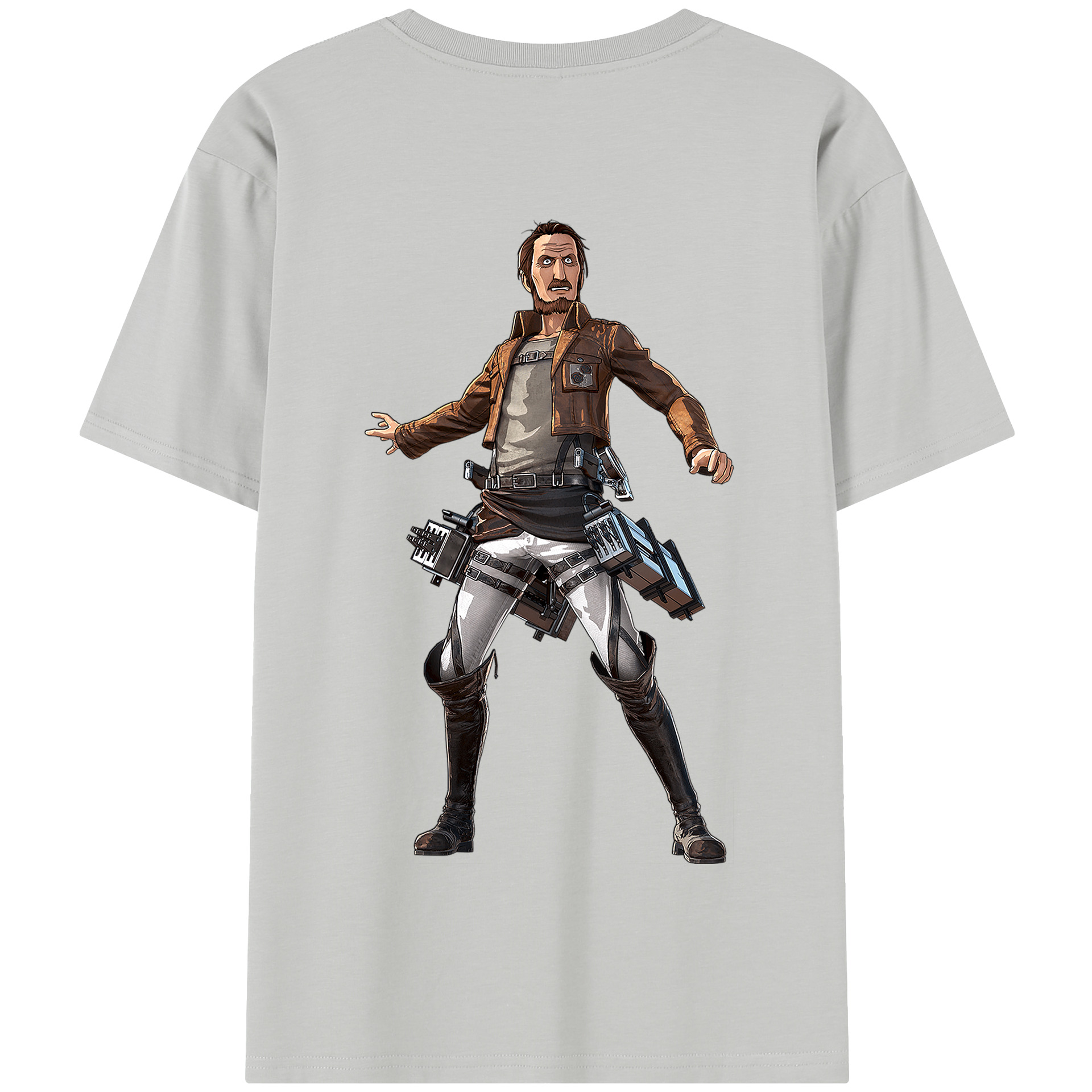 （画像用） 進撃の巨人 Attack on Titan 綿100％半袖Tシャツ（背面プリント）