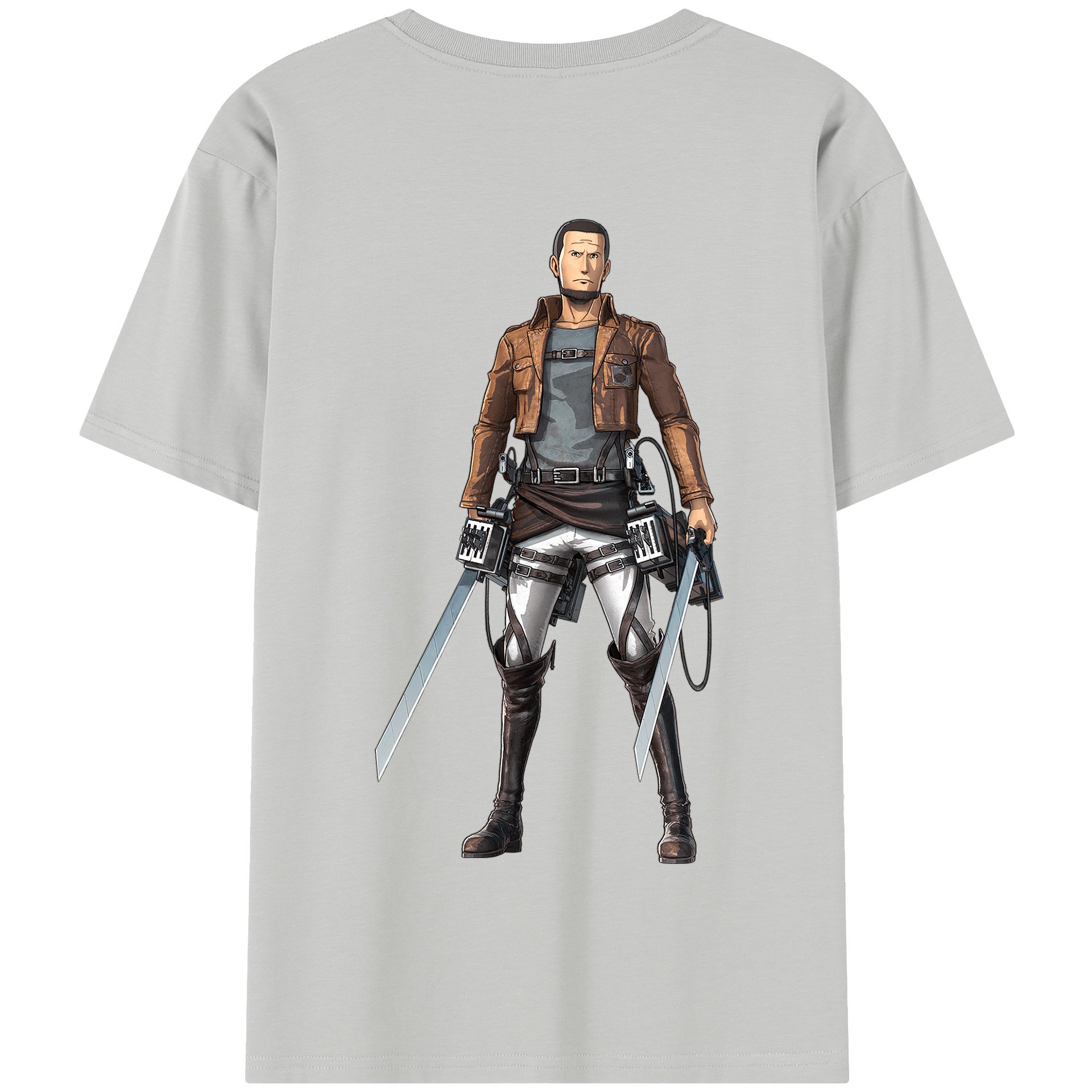 （画像用） 進撃の巨人 Attack on Titan 綿100％半袖Tシャツ（背面プリント）