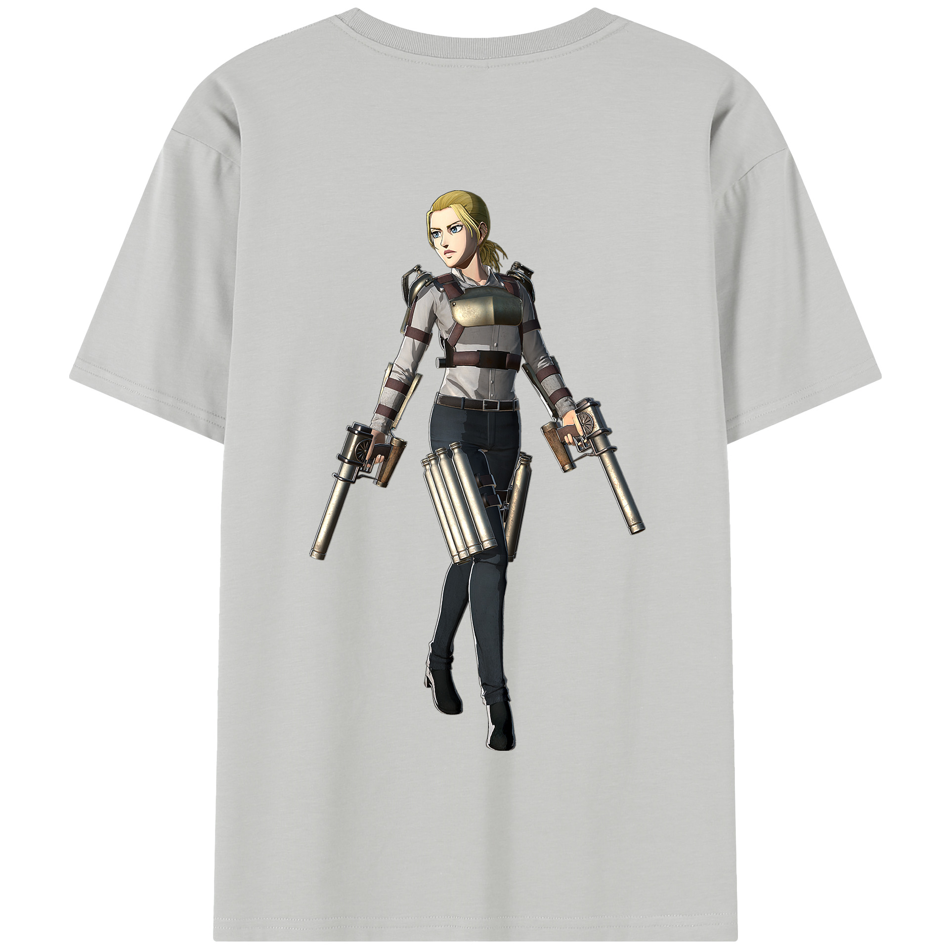 （画像用） 進撃の巨人 Attack on Titan 綿100％半袖Tシャツ（背面プリント）
