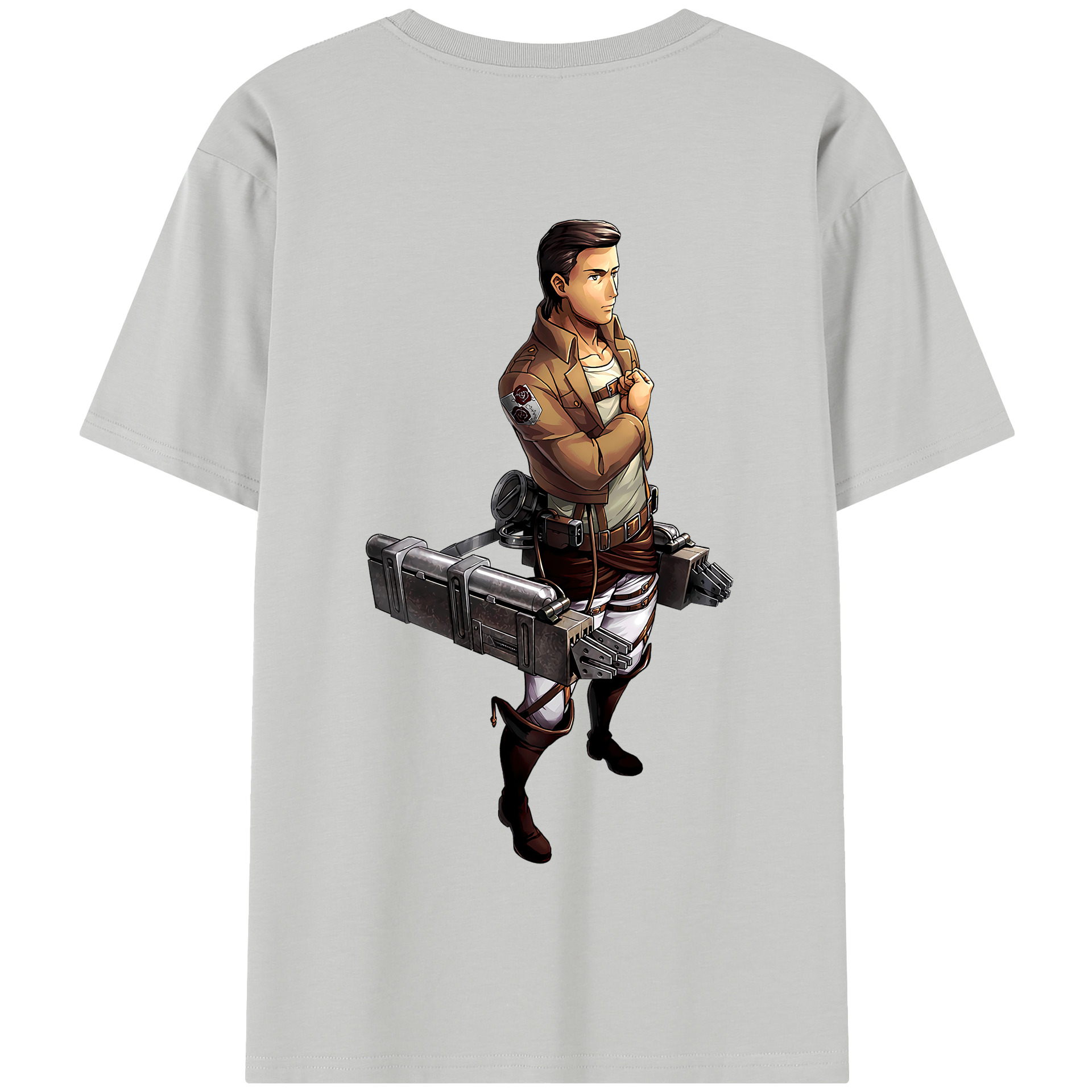 （画像用） 進撃の巨人 Attack on Titan 綿100％半袖Tシャツ（背面プリント）