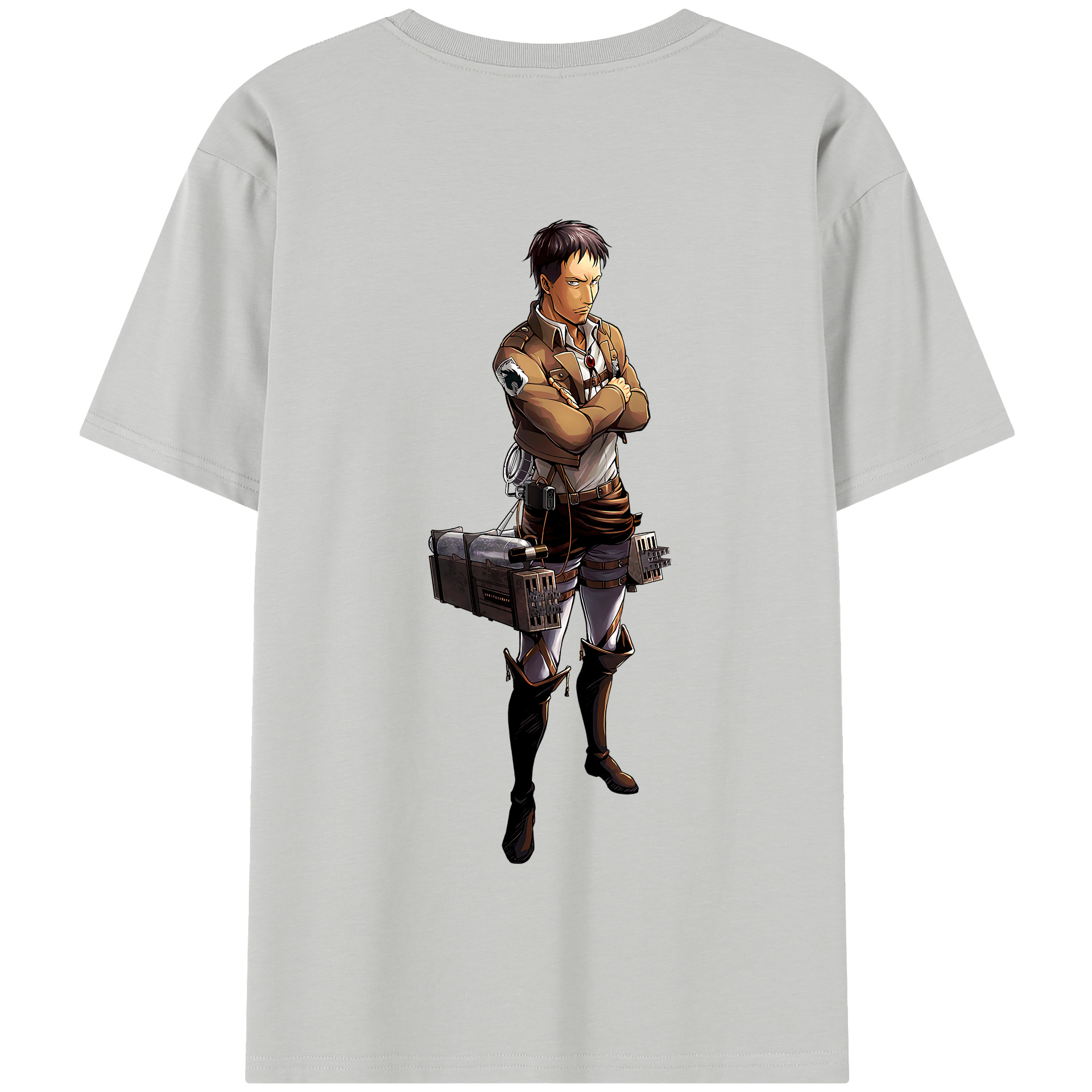 （画像用） 進撃の巨人 Attack on Titan 綿100％半袖Tシャツ（背面プリント）