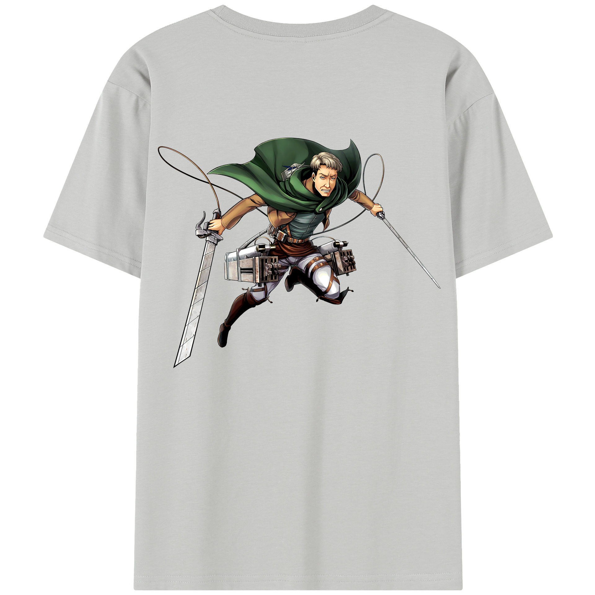（画像用） 進撃の巨人 Attack on Titan 綿100％半袖Tシャツ（背面プリント）