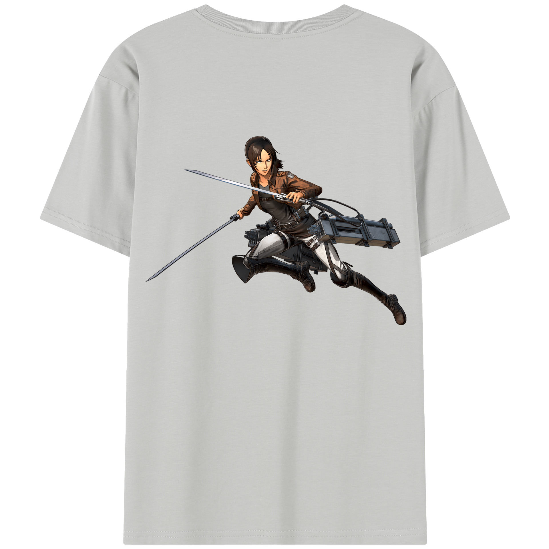 （画像用） 進撃の巨人 Attack on Titan 綿100％半袖Tシャツ（背面プリント）