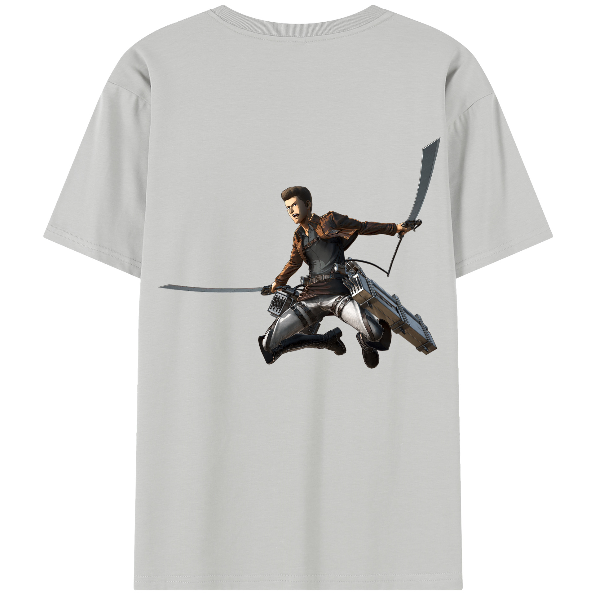 （画像用） 進撃の巨人 Attack on Titan 綿100％半袖Tシャツ（背面プリント）