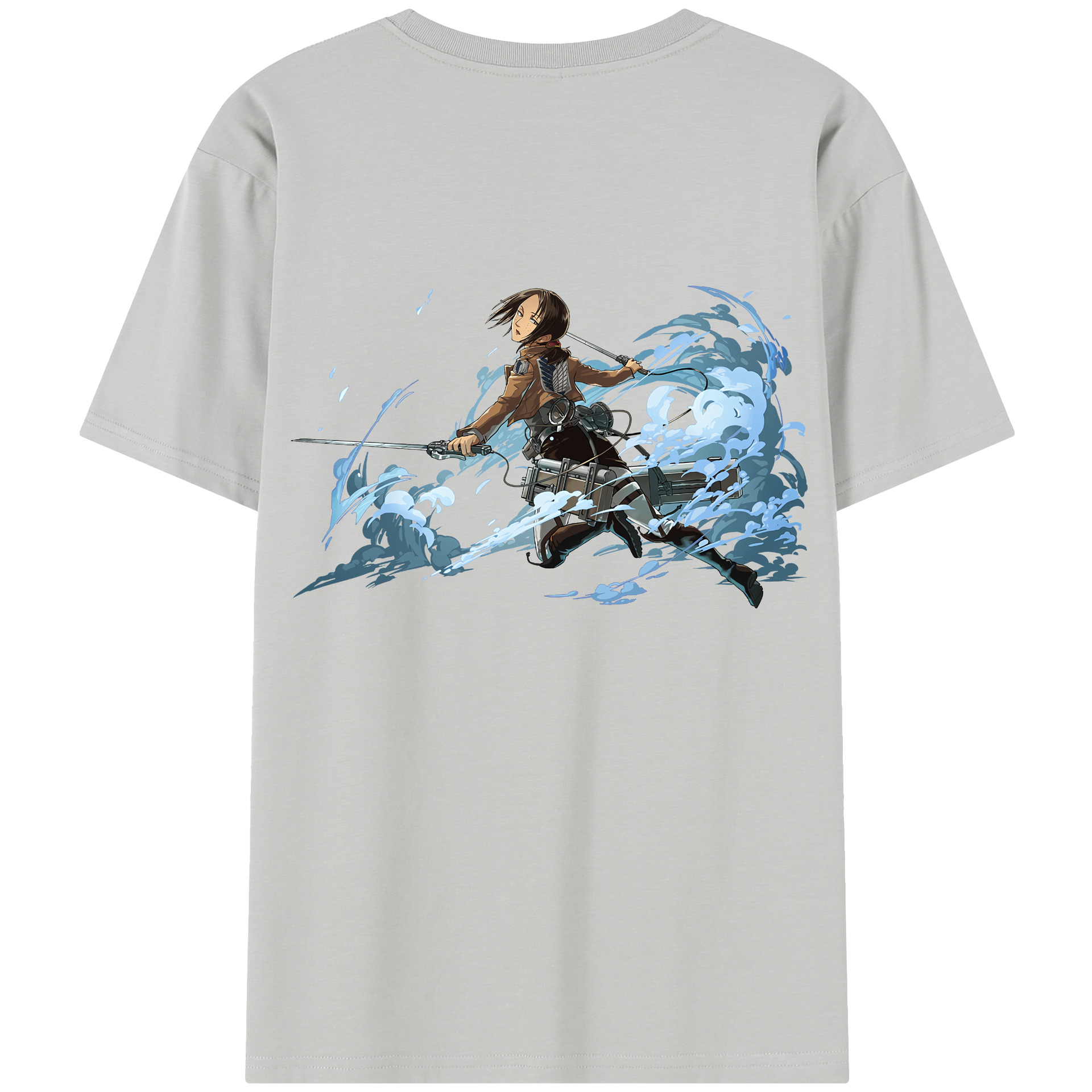 （画像用） 進撃の巨人 Attack on Titan 綿100％半袖Tシャツ（背面プリント）