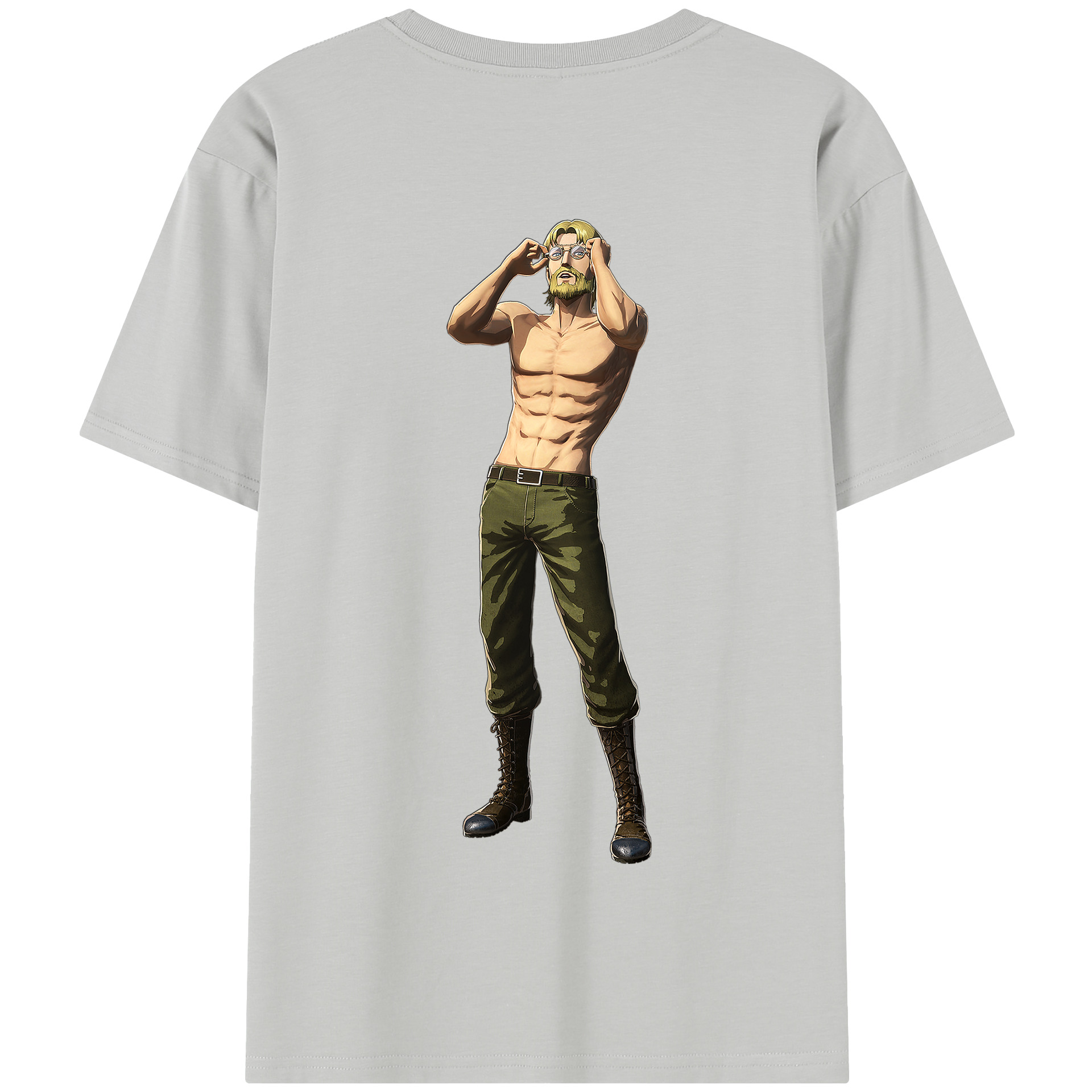 （画像用） 進撃の巨人 Attack on Titan 綿100％半袖Tシャツ（背面プリント）