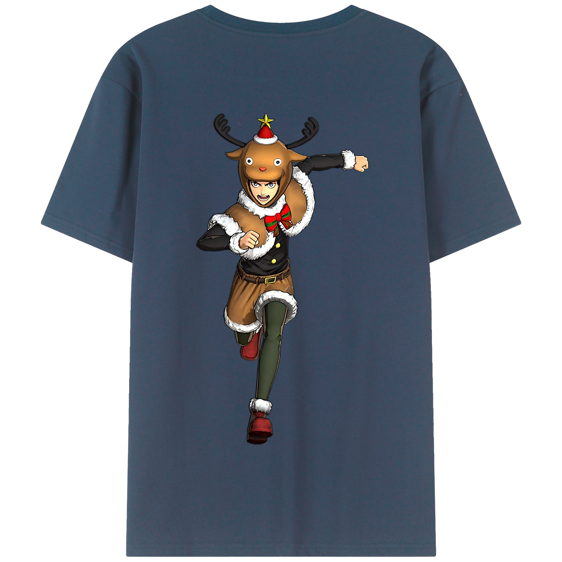 （画像用） 進撃の巨人 エレン･イェーガー Attack on Titan Eren Jäger 綿100％半袖Tシャツ（背面プリント）