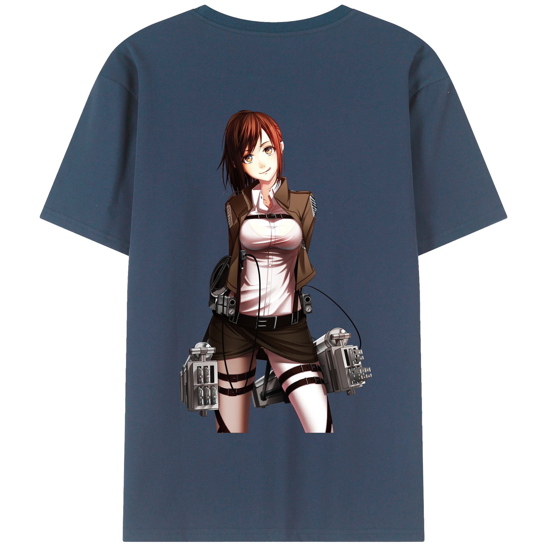 （画像用） 進撃の巨人 サシャ·ブラウス Attack on Titan Sasha Blaus 綿100％半袖Tシャツ（背面プリント）