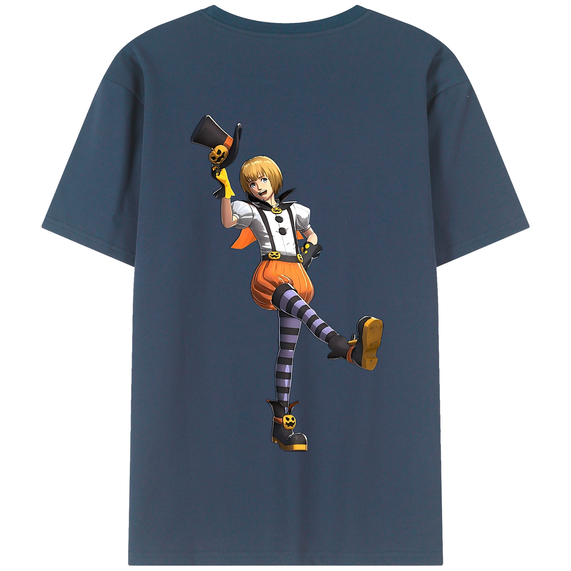 （画像用） 進撃の巨人 アルミン·アルレルト Attack on Titan Armin Arlert 綿100％半袖Tシャツ（背面プリント）