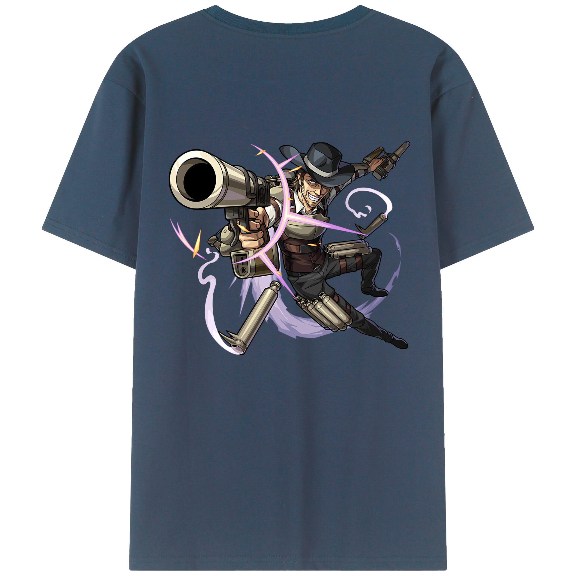 （画像用） 進撃の巨人 ケニー·アッカーマン Attack on Titan Kenny Ackerman 綿100％半袖Tシャツ（背面プリント）