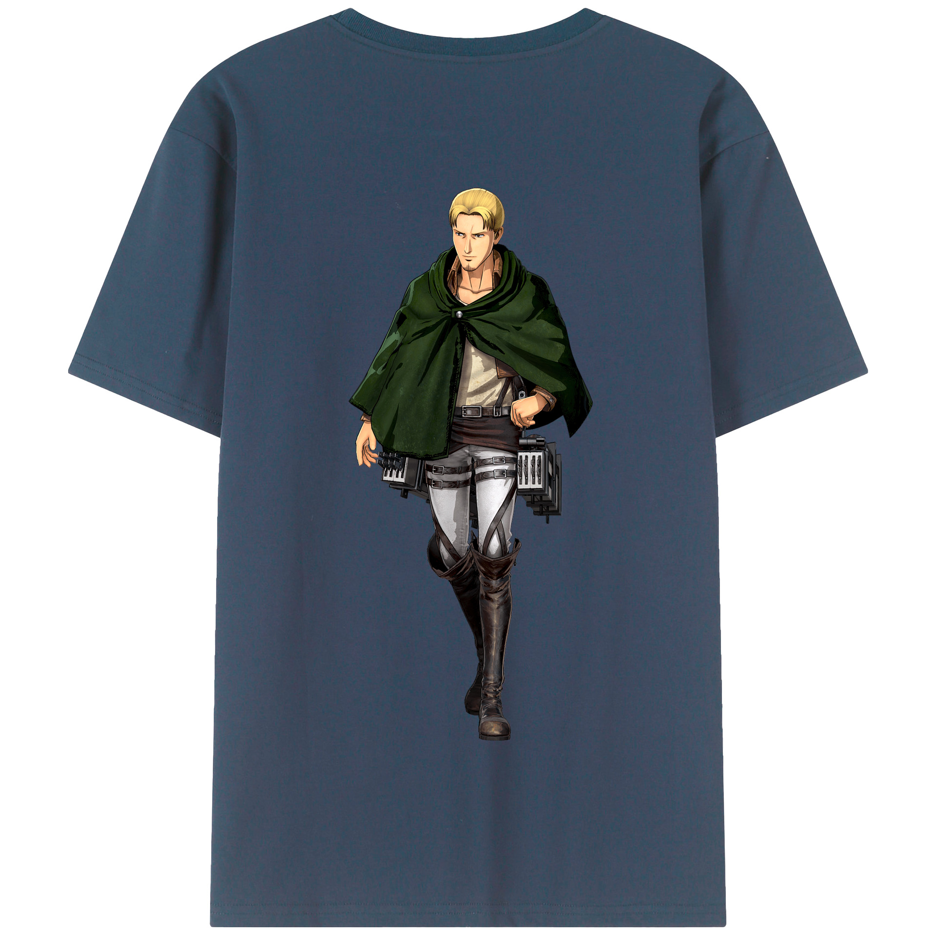 （画像用） 進撃の巨人 Attack on Titan 綿100％半袖Tシャツ（背面プリント）