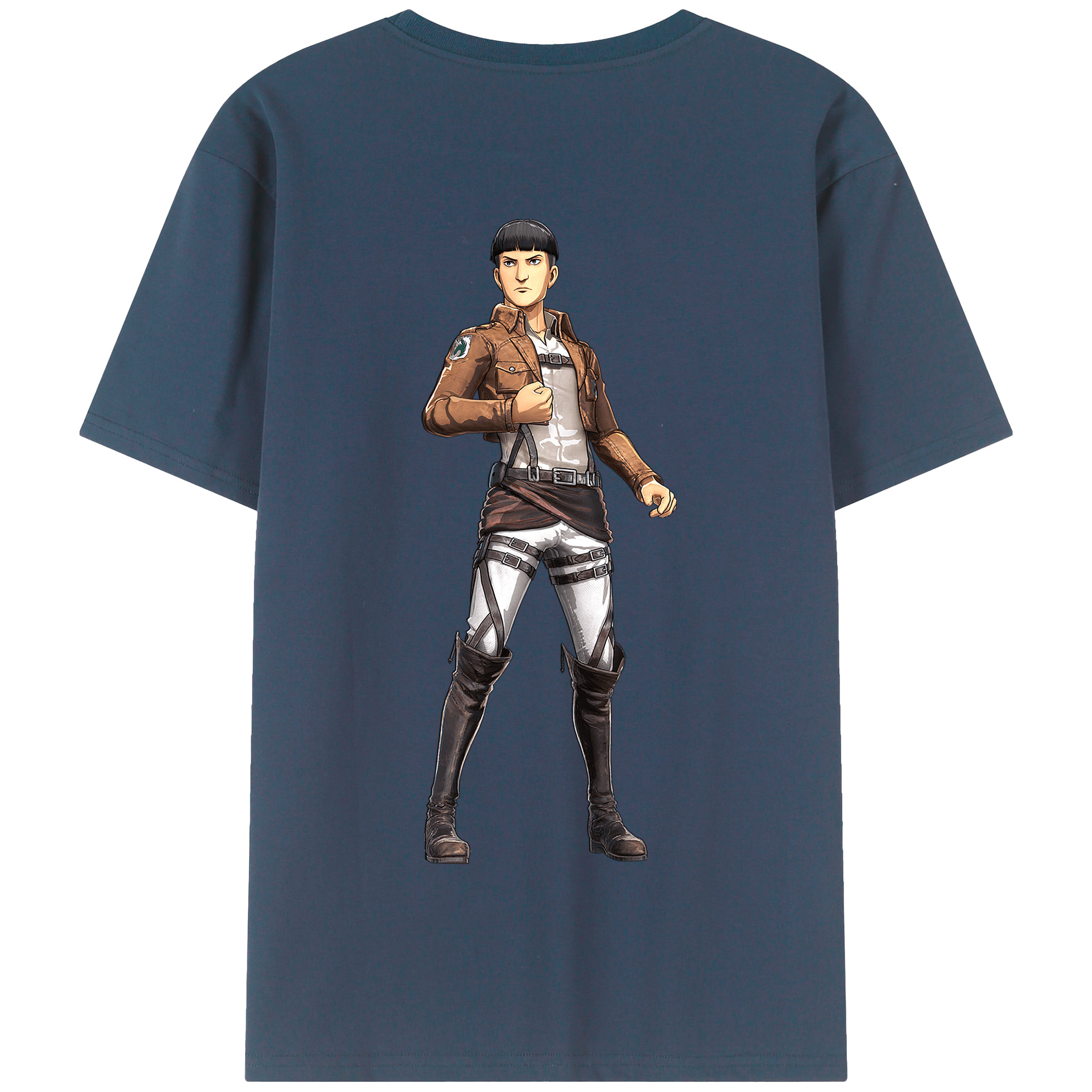 （画像用） 進撃の巨人 Attack on Titan 綿100％半袖Tシャツ（背面プリント）