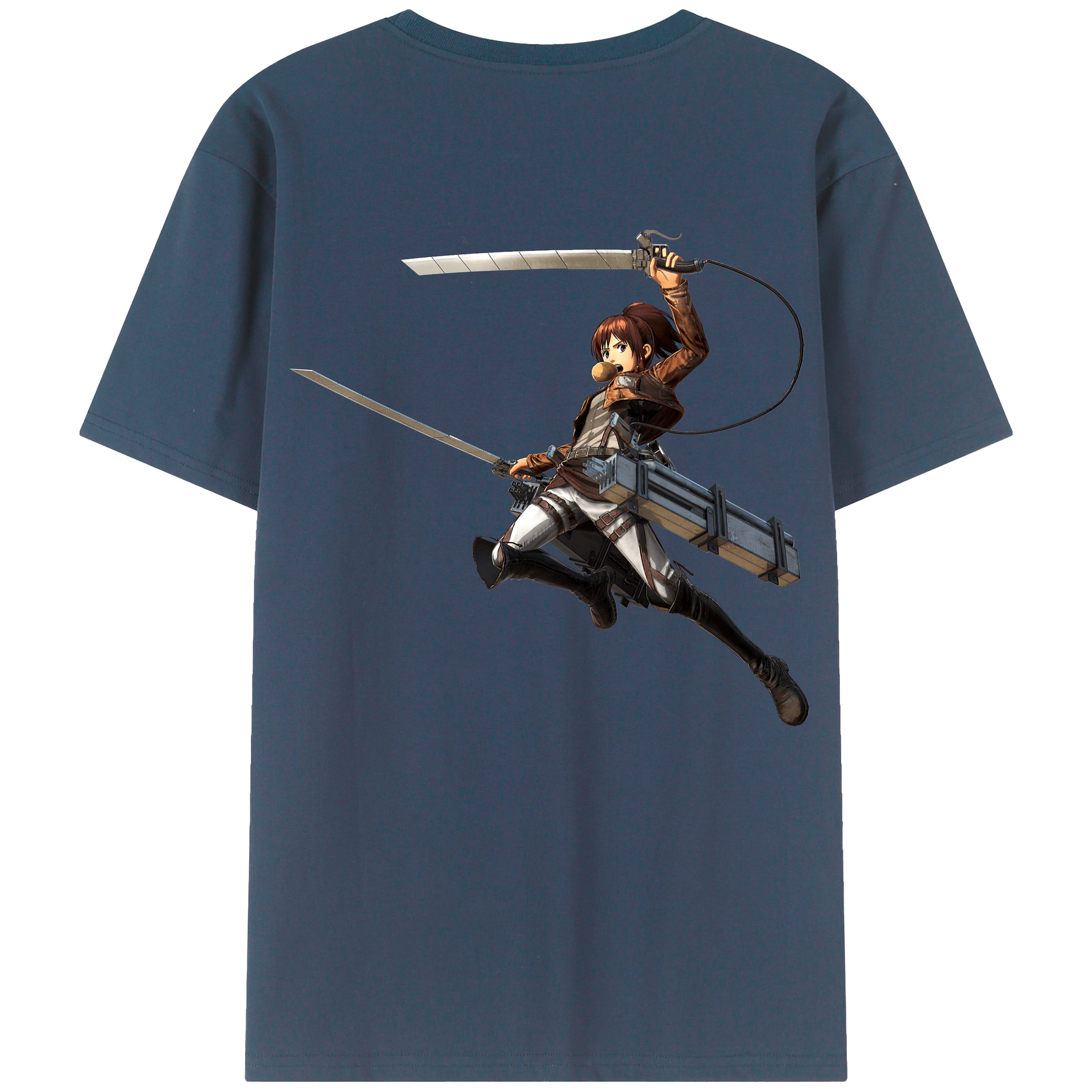 （画像用） 進撃の巨人 サシャ·ブラウス Attack on Titan Sasha Blaus 綿100％半袖Tシャツ（背面プリント）