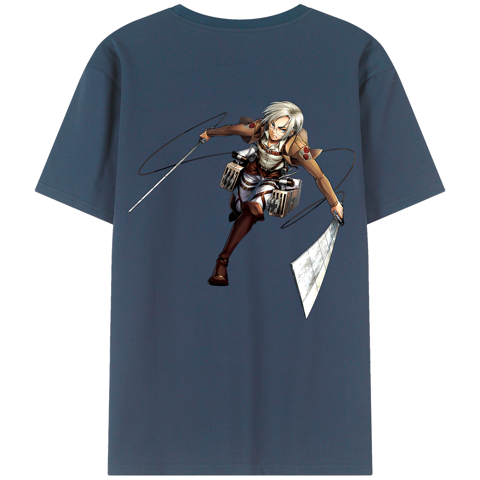 （画像用）  綿100％半袖Tシャツ（背面プリント）