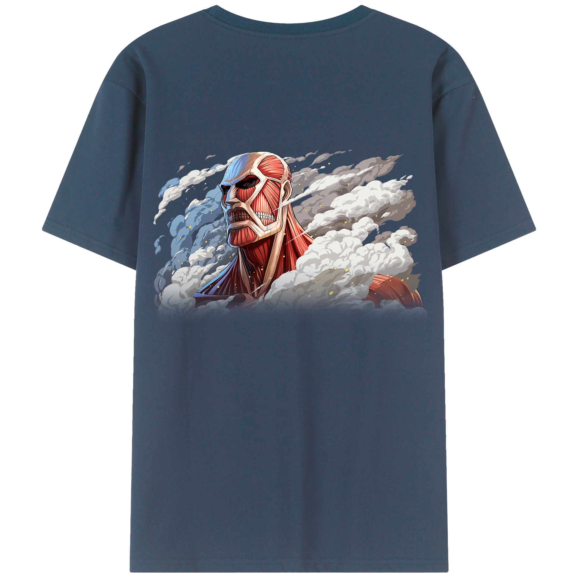 （画像用） 進撃の巨人 Attack on Titan 綿100％半袖Tシャツ（背面プリント）