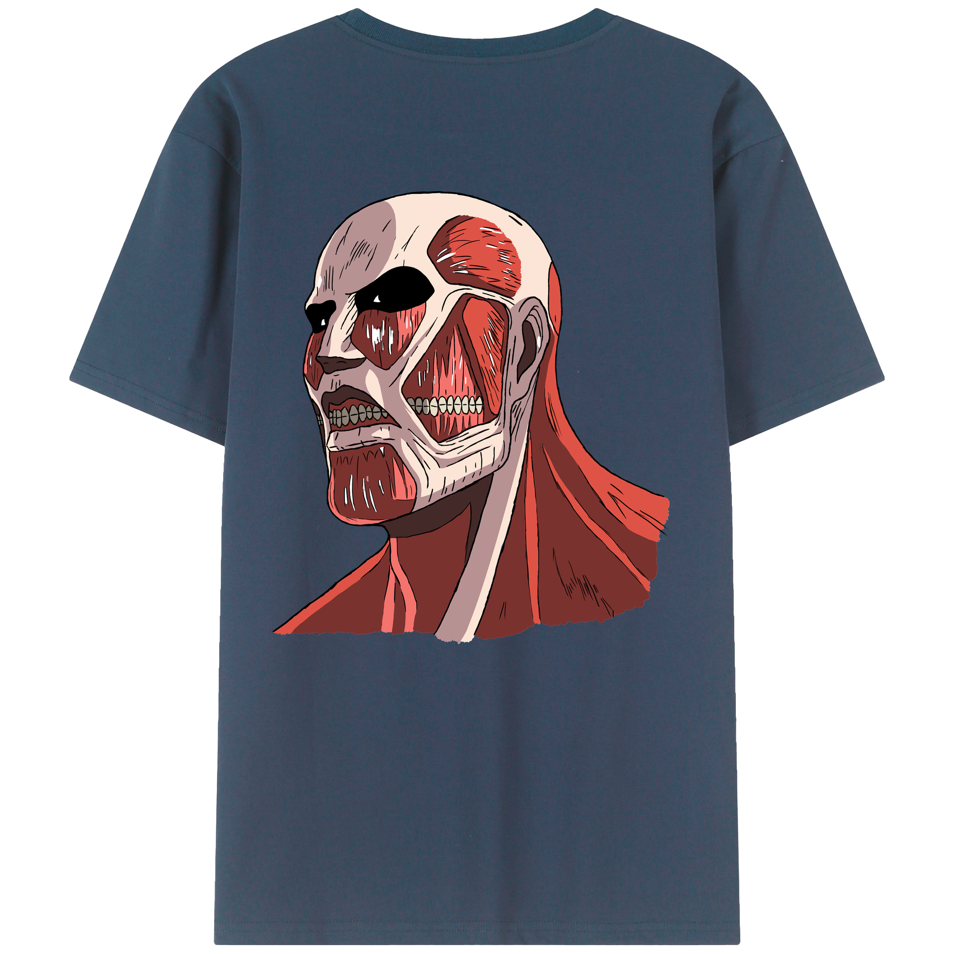 （画像用） 進撃の巨人 Attack on Titan 綿100％半袖Tシャツ（背面プリント）