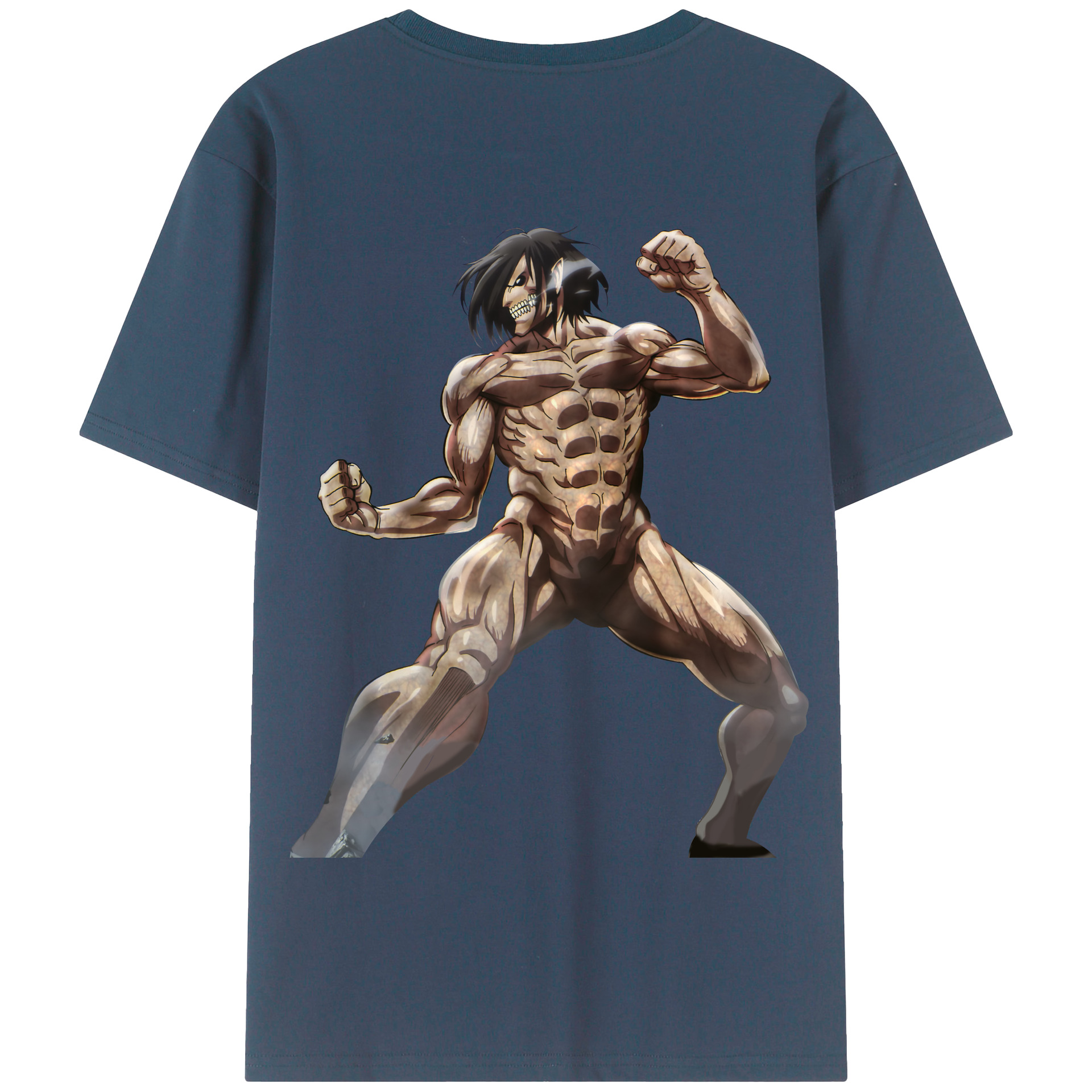 （画像用） 進撃の巨人 Attack on Titan 綿100％半袖Tシャツ（背面プリント）