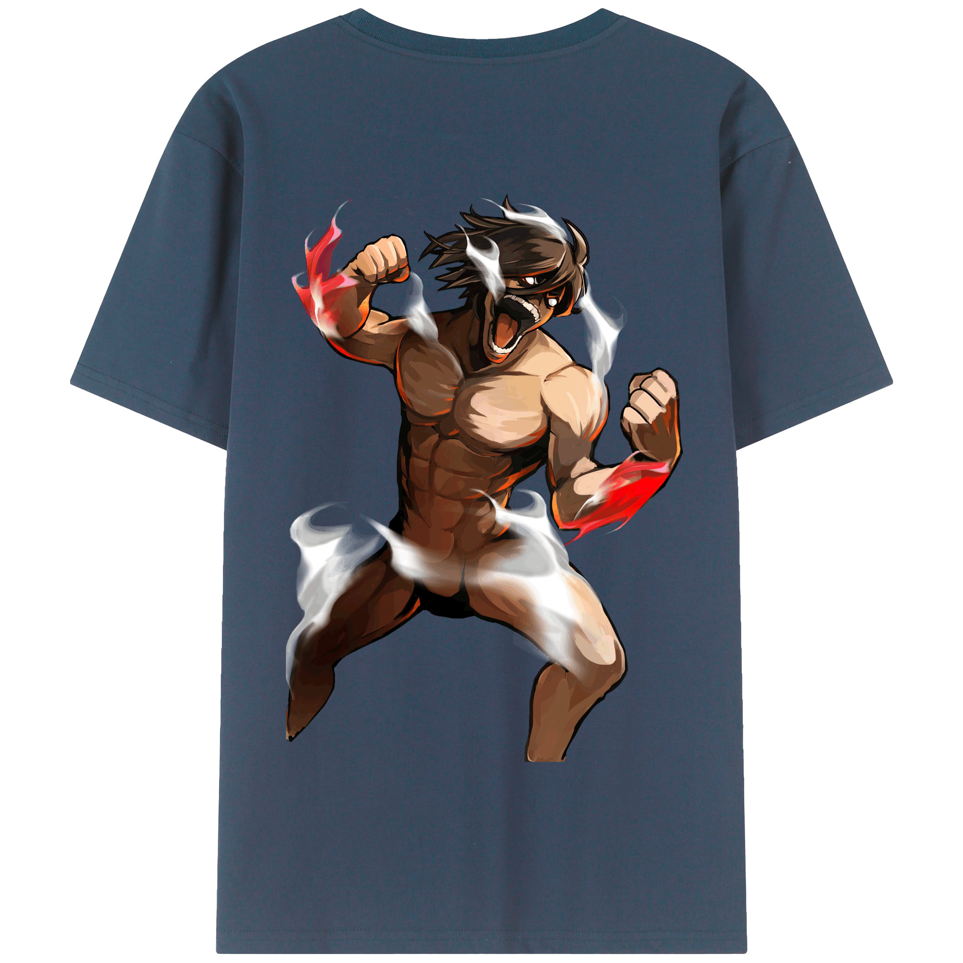 （画像用） 進撃の巨人 Attack on Titan 綿100％半袖Tシャツ（背面プリント）