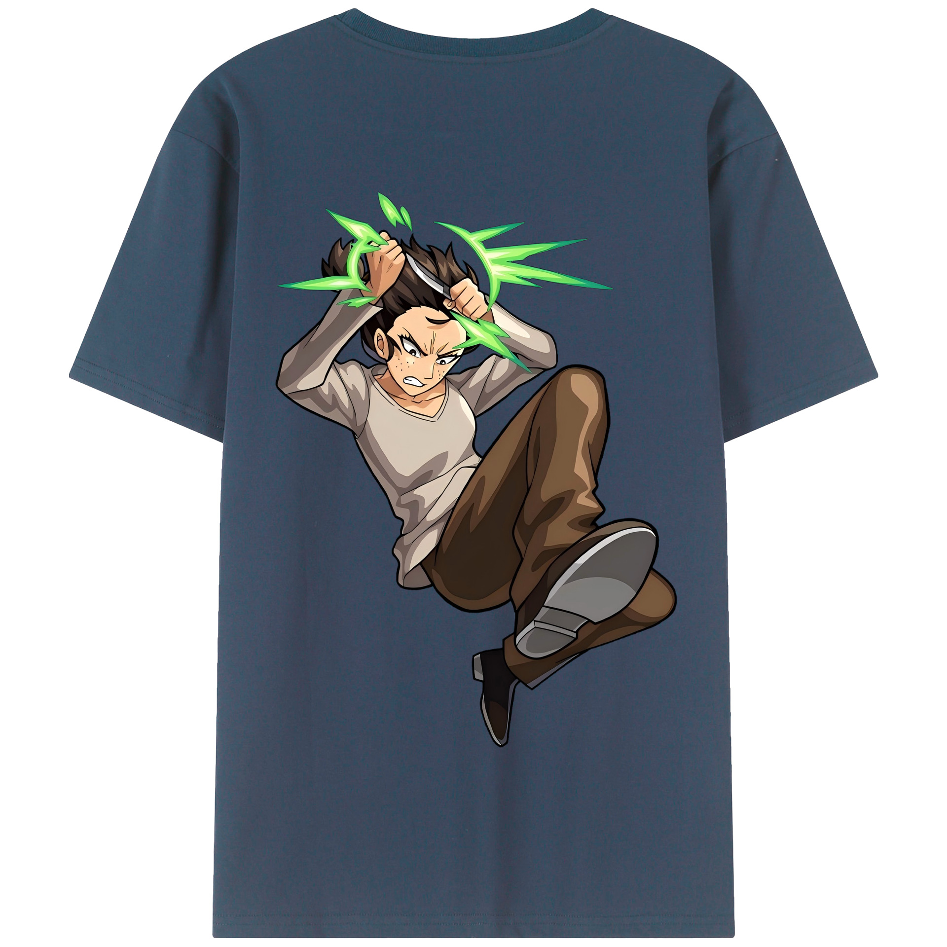 （画像用） 進撃の巨人 Attack on Titan 綿100％半袖Tシャツ（背面プリント）