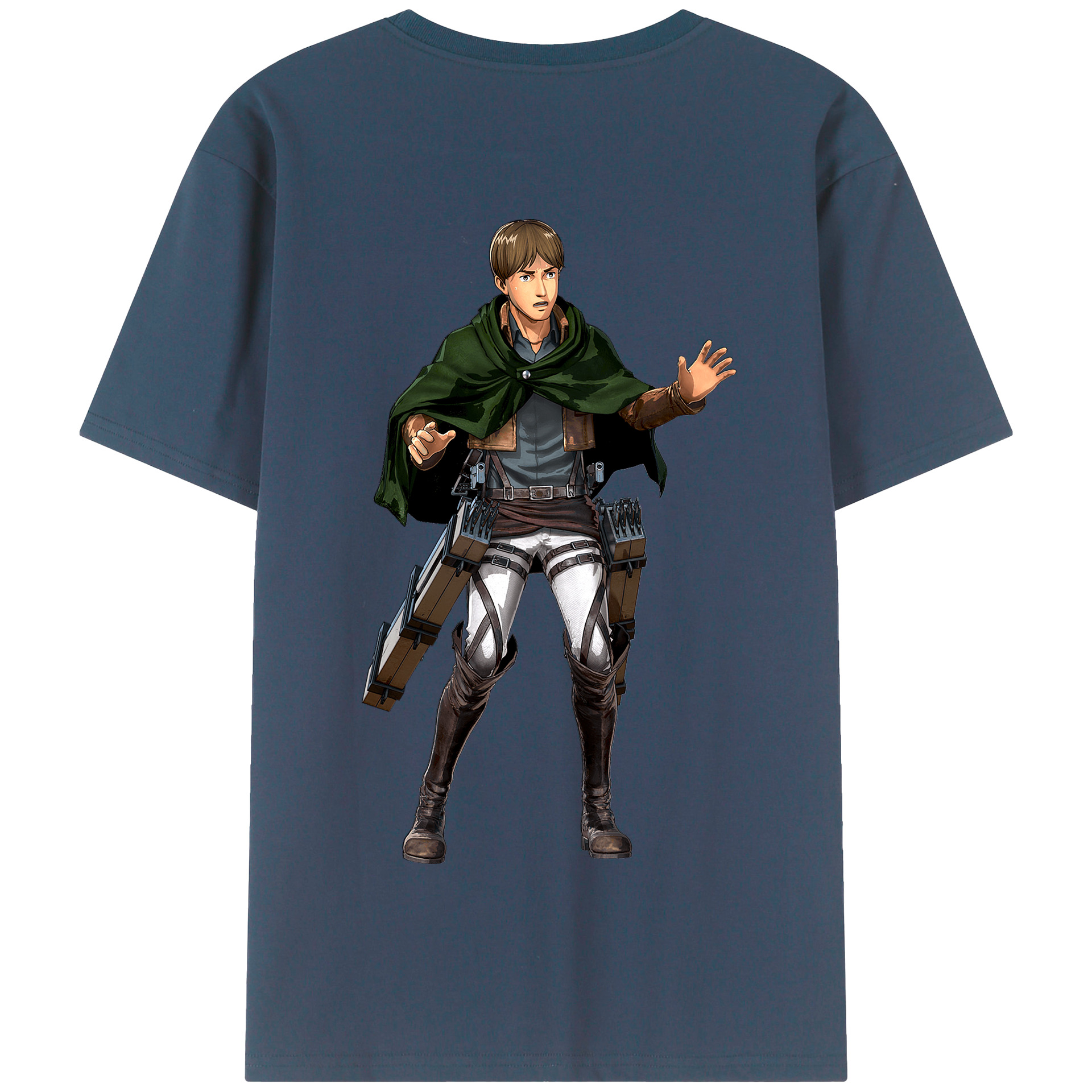 （画像用） 進撃の巨人 Attack on Titan 綿100％半袖Tシャツ（背面プリント）