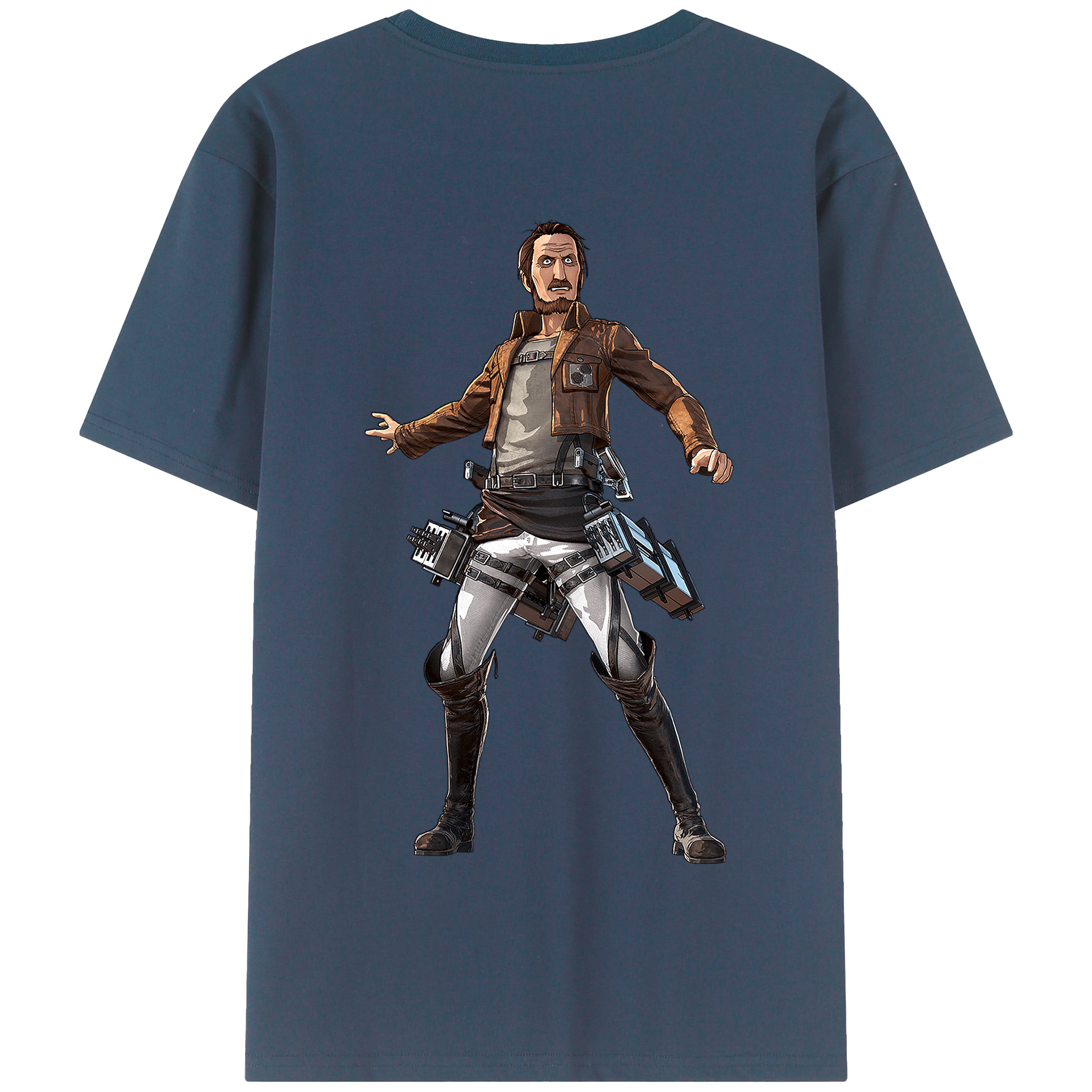 （画像用） 進撃の巨人 Attack on Titan 綿100％半袖Tシャツ（背面プリント）