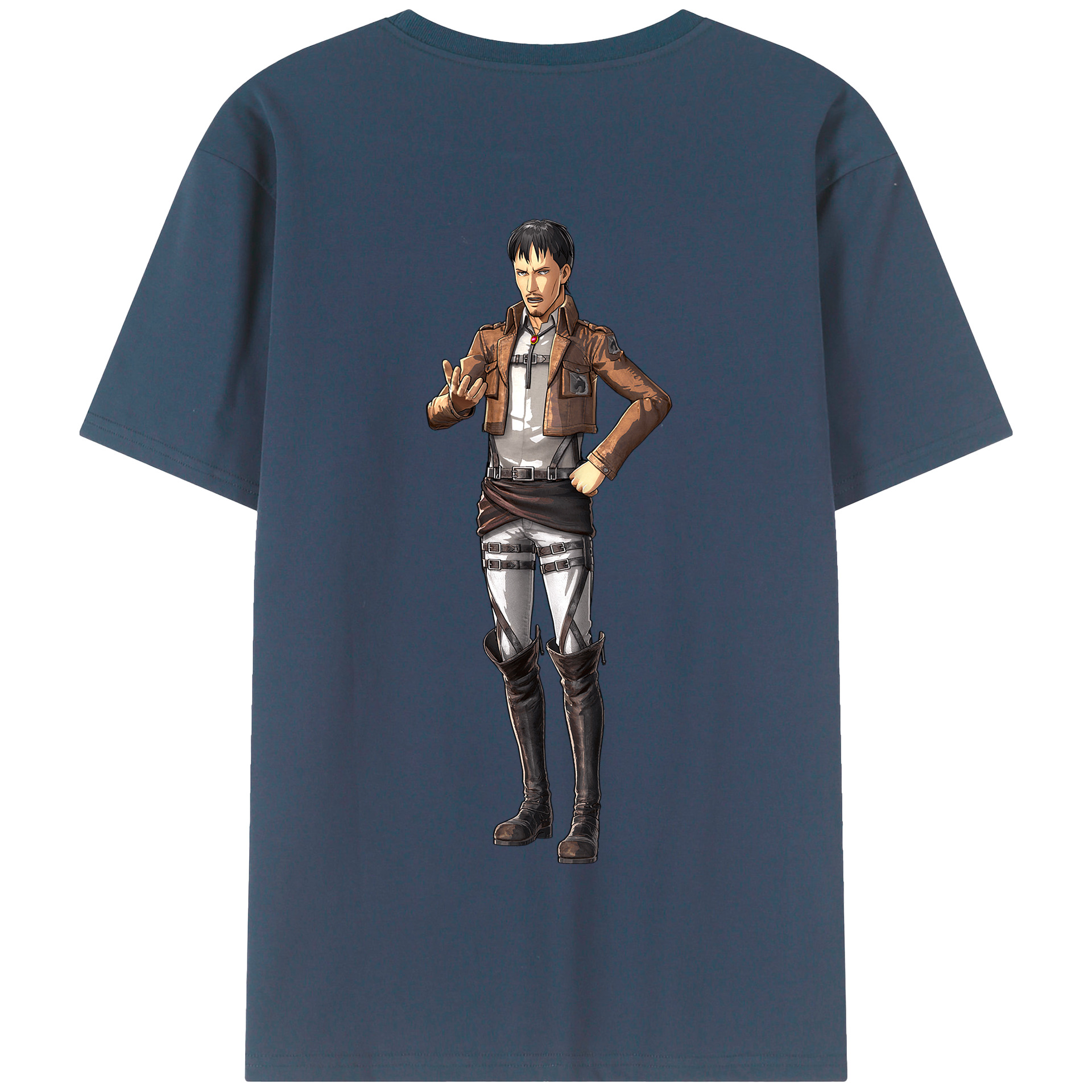 （画像用） 進撃の巨人 Attack on Titan 綿100％半袖Tシャツ（背面プリント）