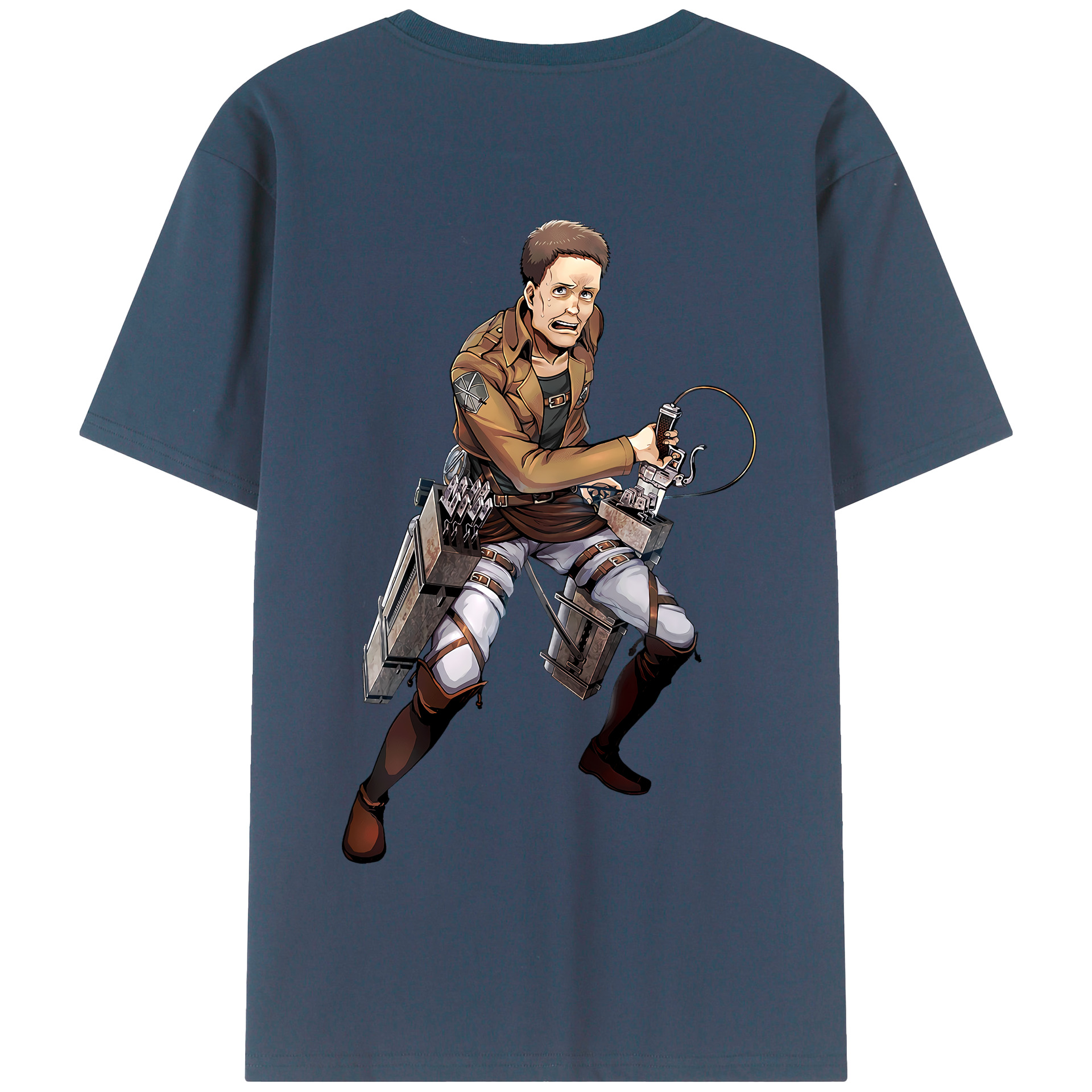 （画像用） 進撃の巨人 Attack on Titan 綿100％半袖Tシャツ（背面プリント）