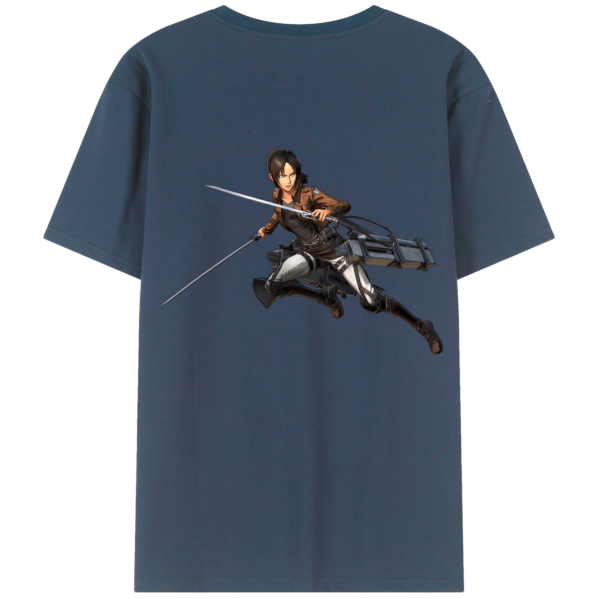 （画像用） 進撃の巨人 Attack on Titan 綿100％半袖Tシャツ（背面プリント）