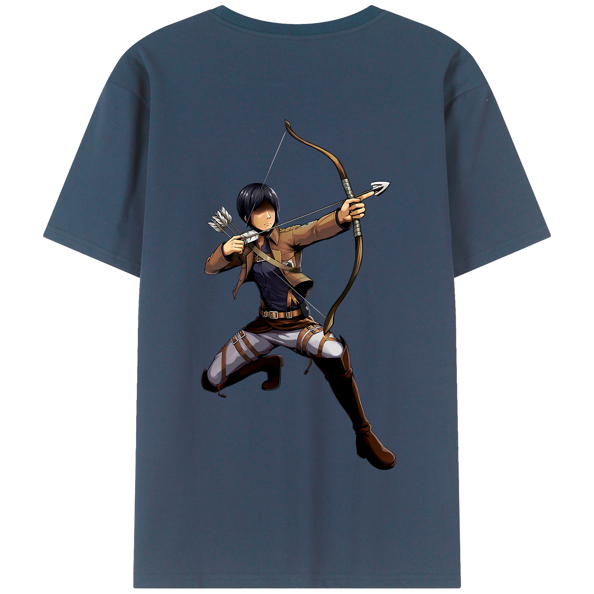 （画像用） 進撃の巨人 Attack on Titan 綿100％半袖Tシャツ（背面プリント）