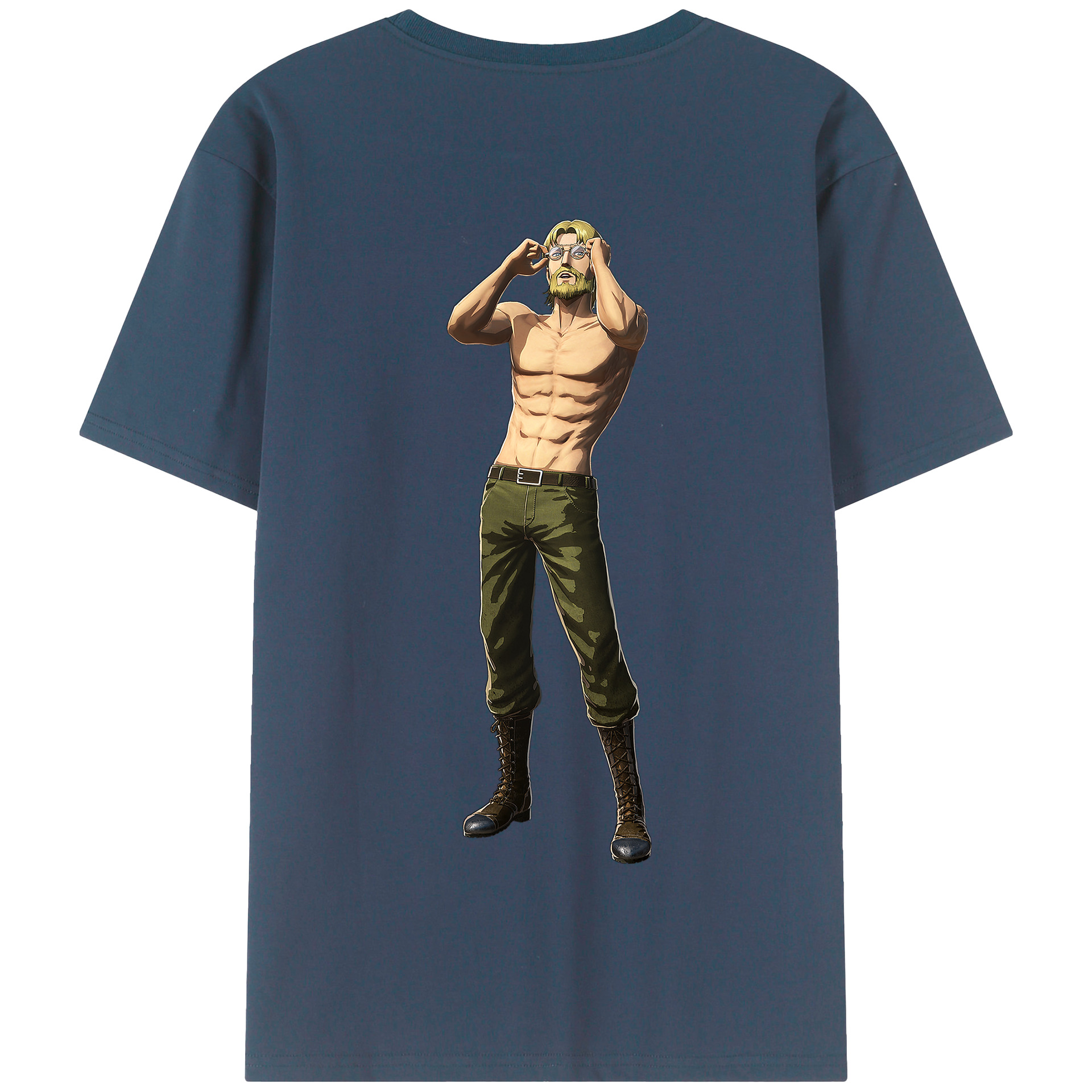 （画像用） 進撃の巨人 Attack on Titan 綿100％半袖Tシャツ（背面プリント）