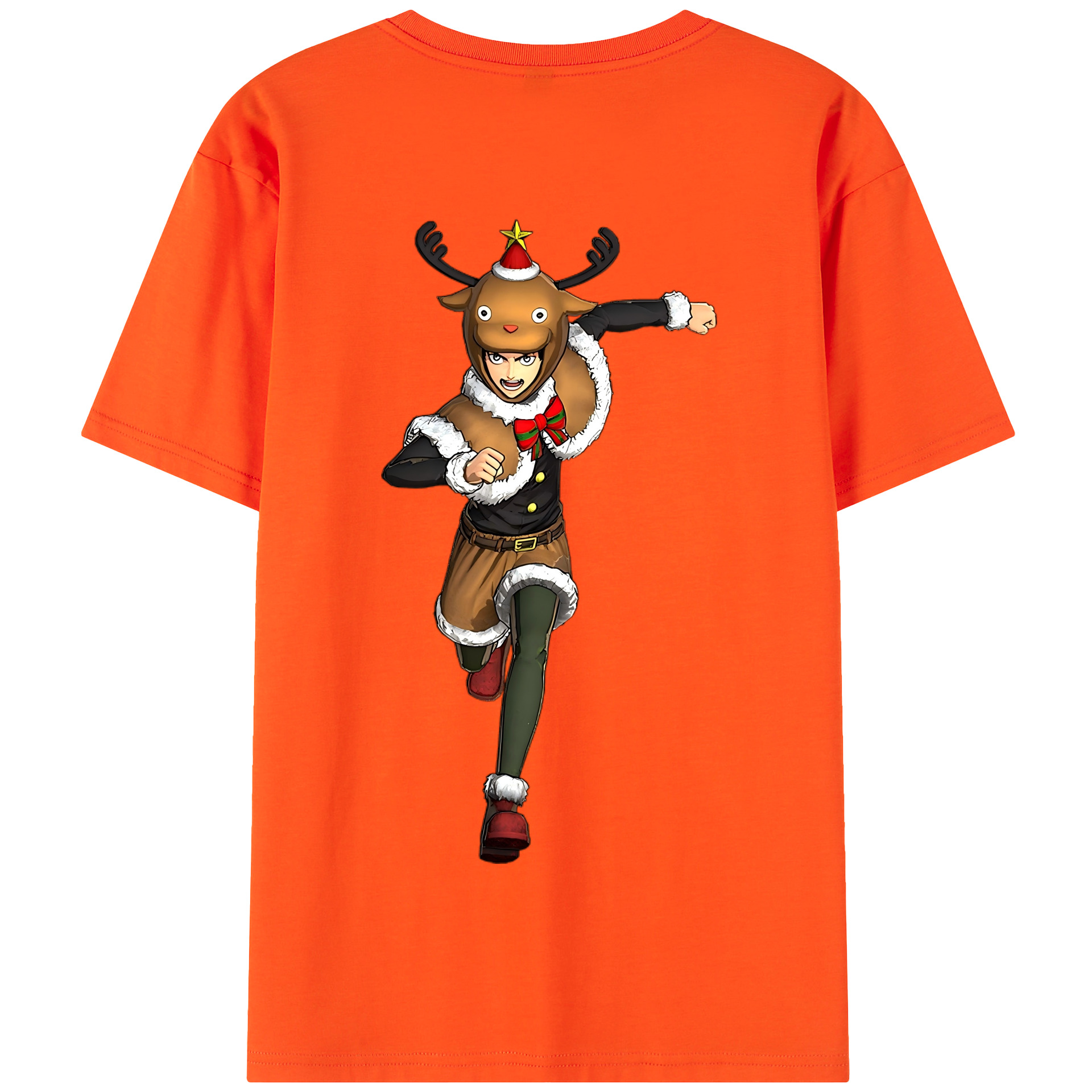 （画像用） 進撃の巨人 エレン･イェーガー Attack on Titan Eren Jäger 綿100％半袖Tシャツ（背面プリント）