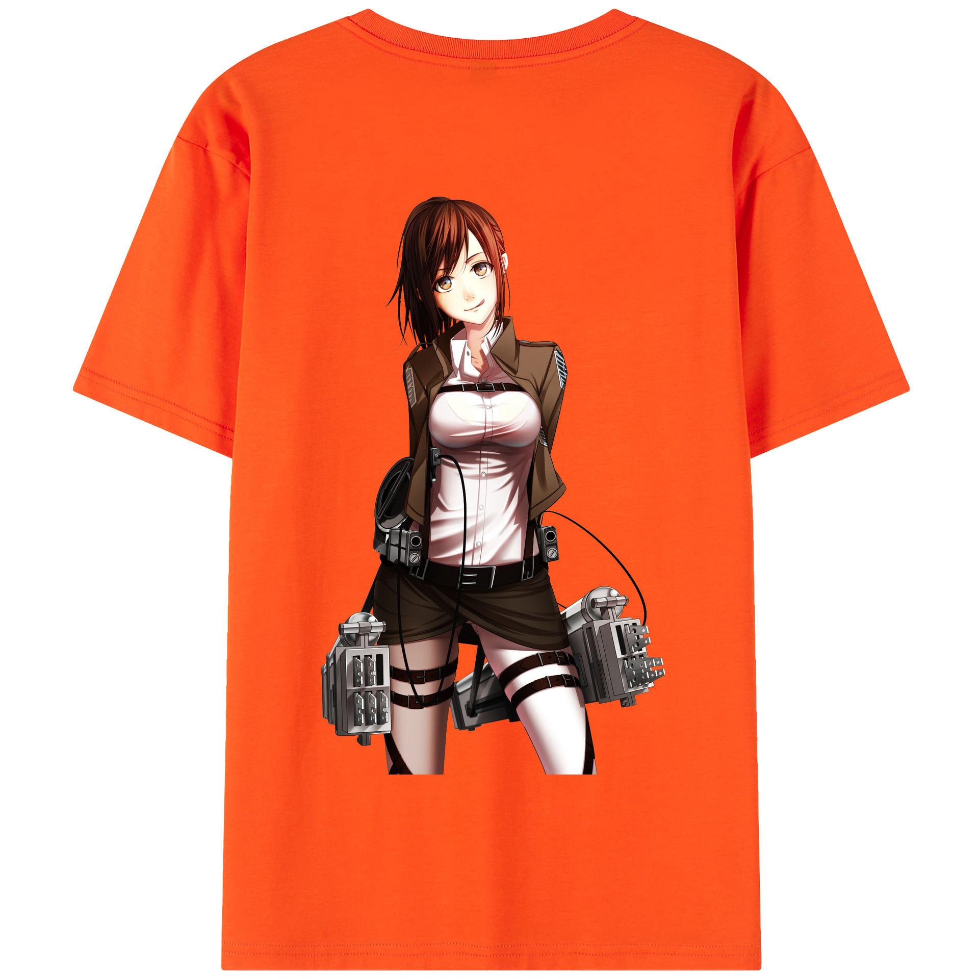 （画像用） 進撃の巨人 サシャ·ブラウス Attack on Titan Sasha Blaus 綿100％半袖Tシャツ（背面プリント）