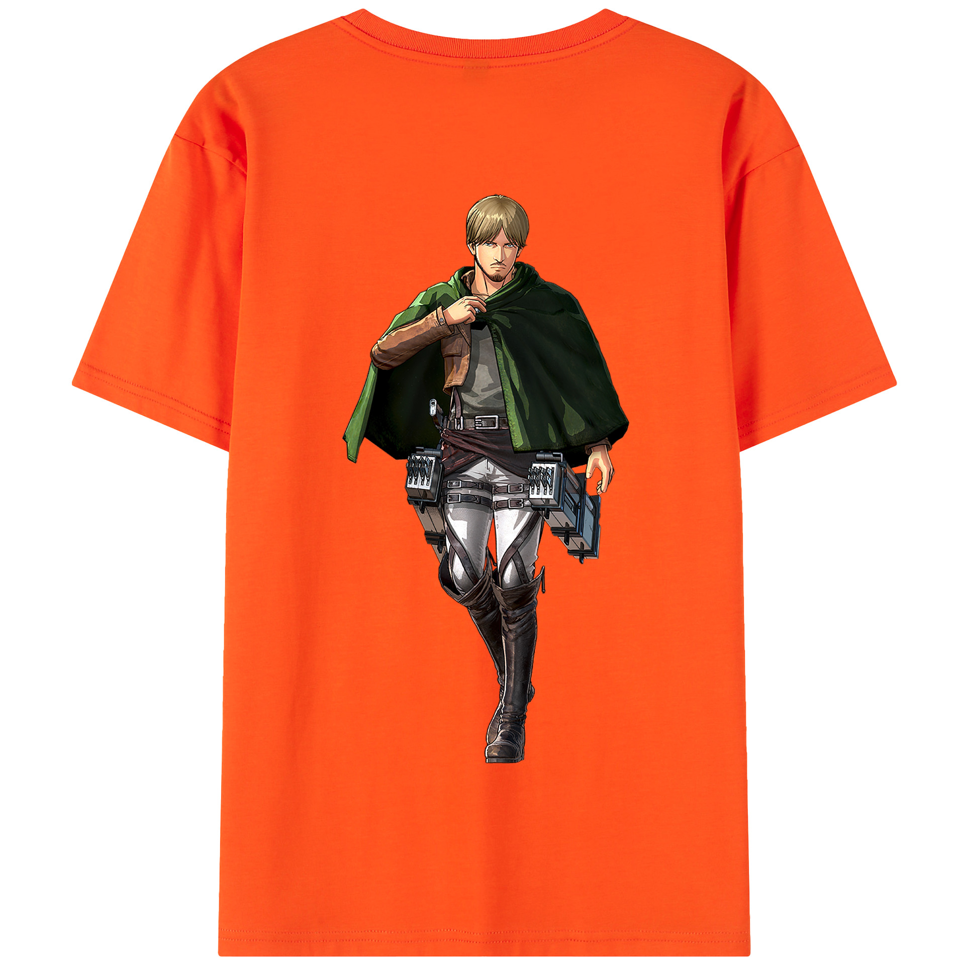 （画像用） 進撃の巨人 ミケ·ザカリアス Attack on Titan Mike Zakarius 綿100％半袖Tシャツ（背面プリント）