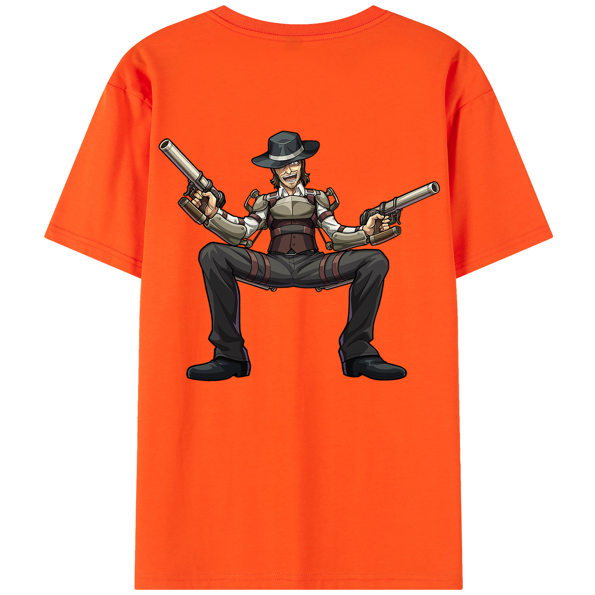 （画像用） 進撃の巨人 ケニー·アッカーマン Attack on Titan Kenny Ackerman 綿100％半袖Tシャツ（背面プリント）