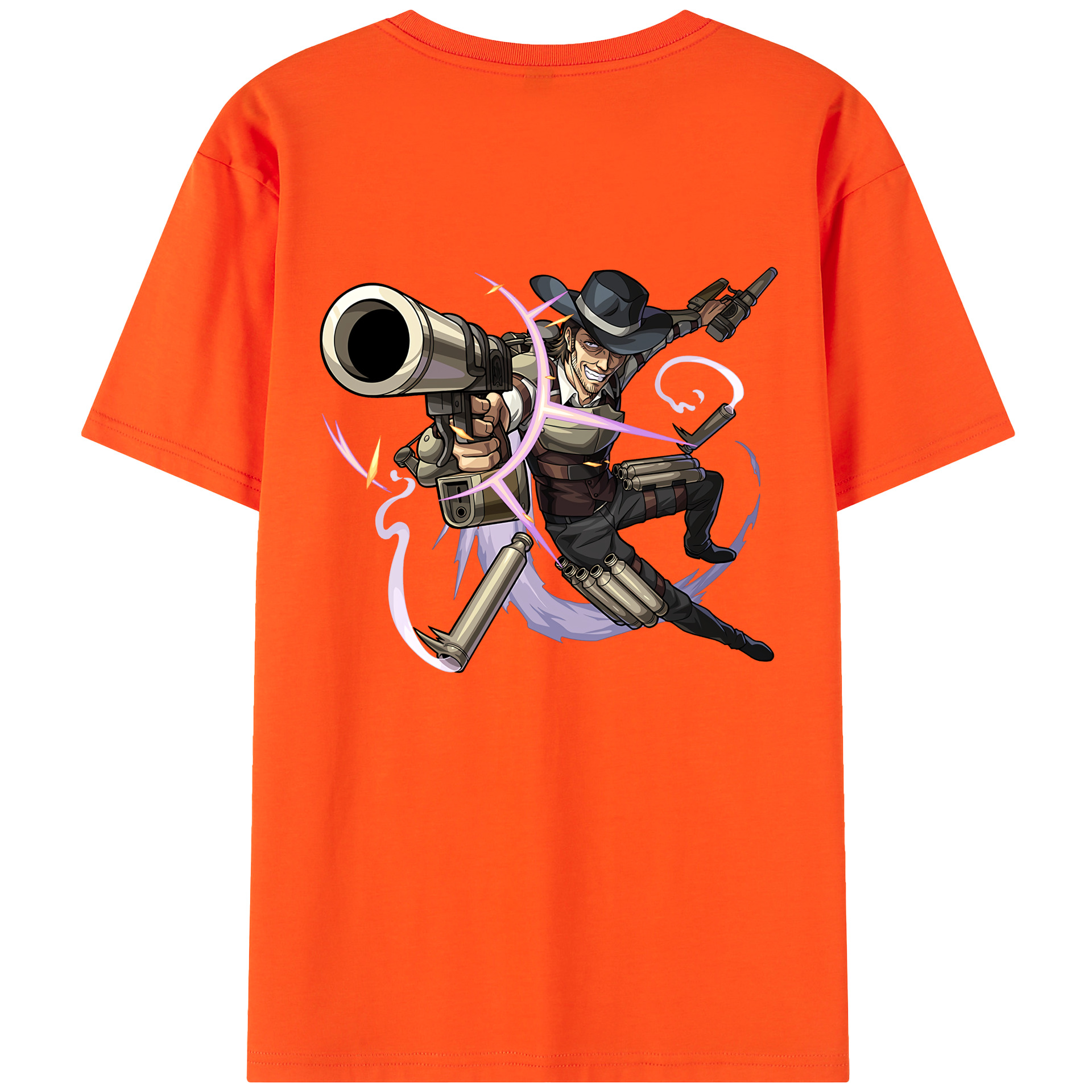 （画像用） 進撃の巨人 ケニー·アッカーマン Attack on Titan Kenny Ackerman 綿100％半袖Tシャツ（背面プリント）