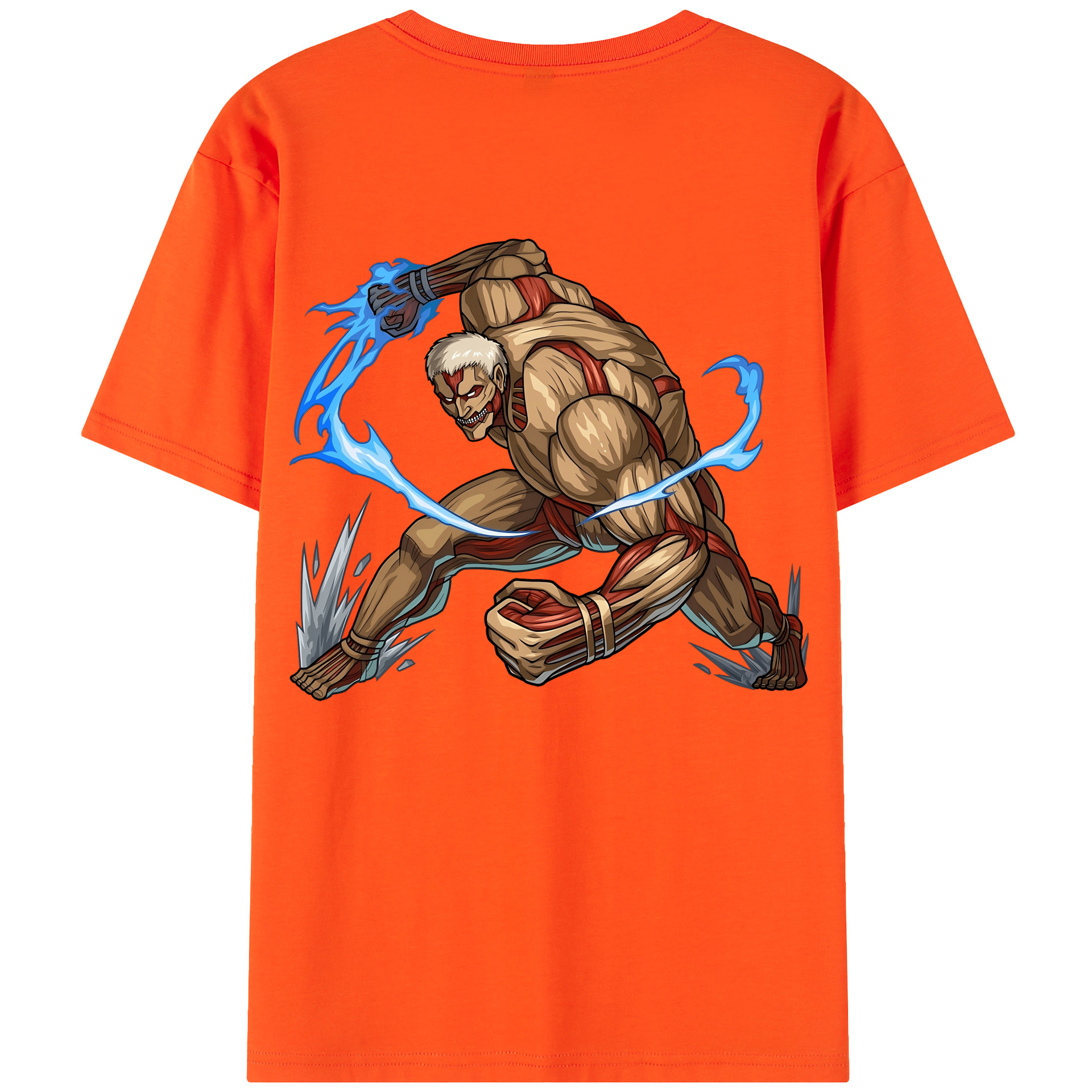 （画像用） 進撃の巨人 Attack on Titan 綿100％半袖Tシャツ（背面プリント）