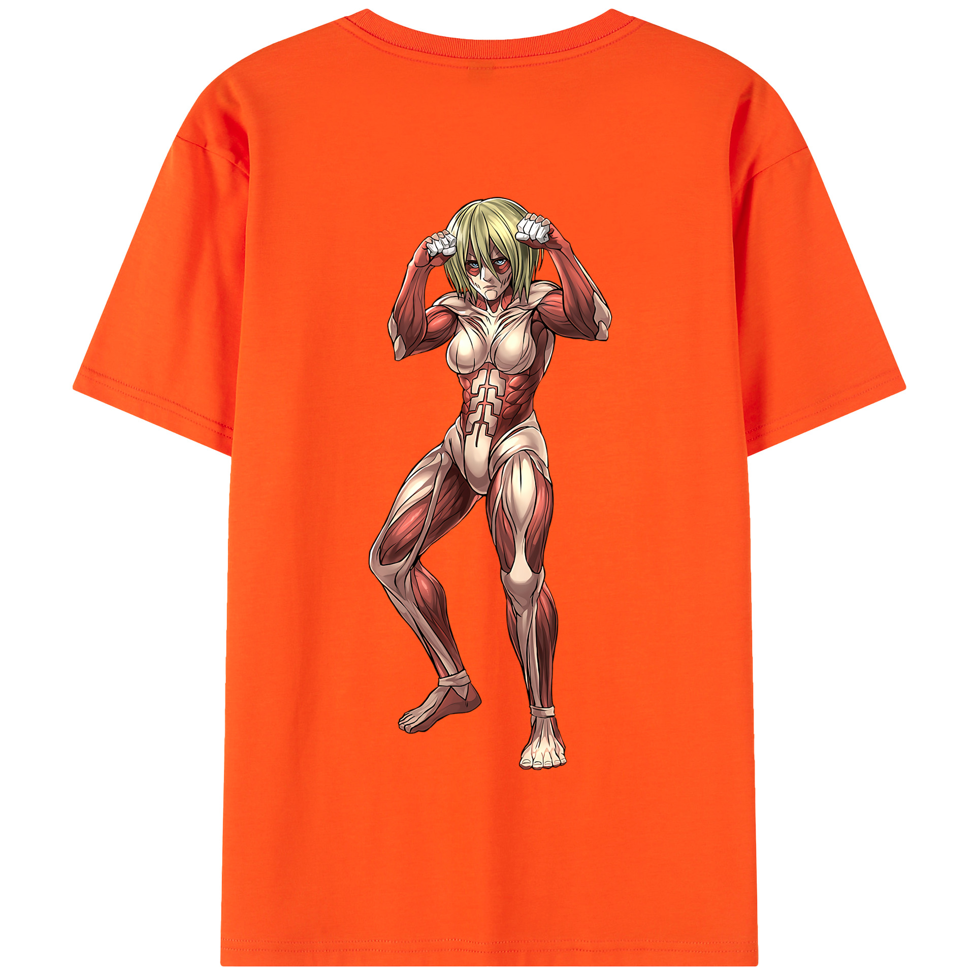 （画像用） 進撃の巨人 Attack on Titan 綿100％半袖Tシャツ（背面プリント）