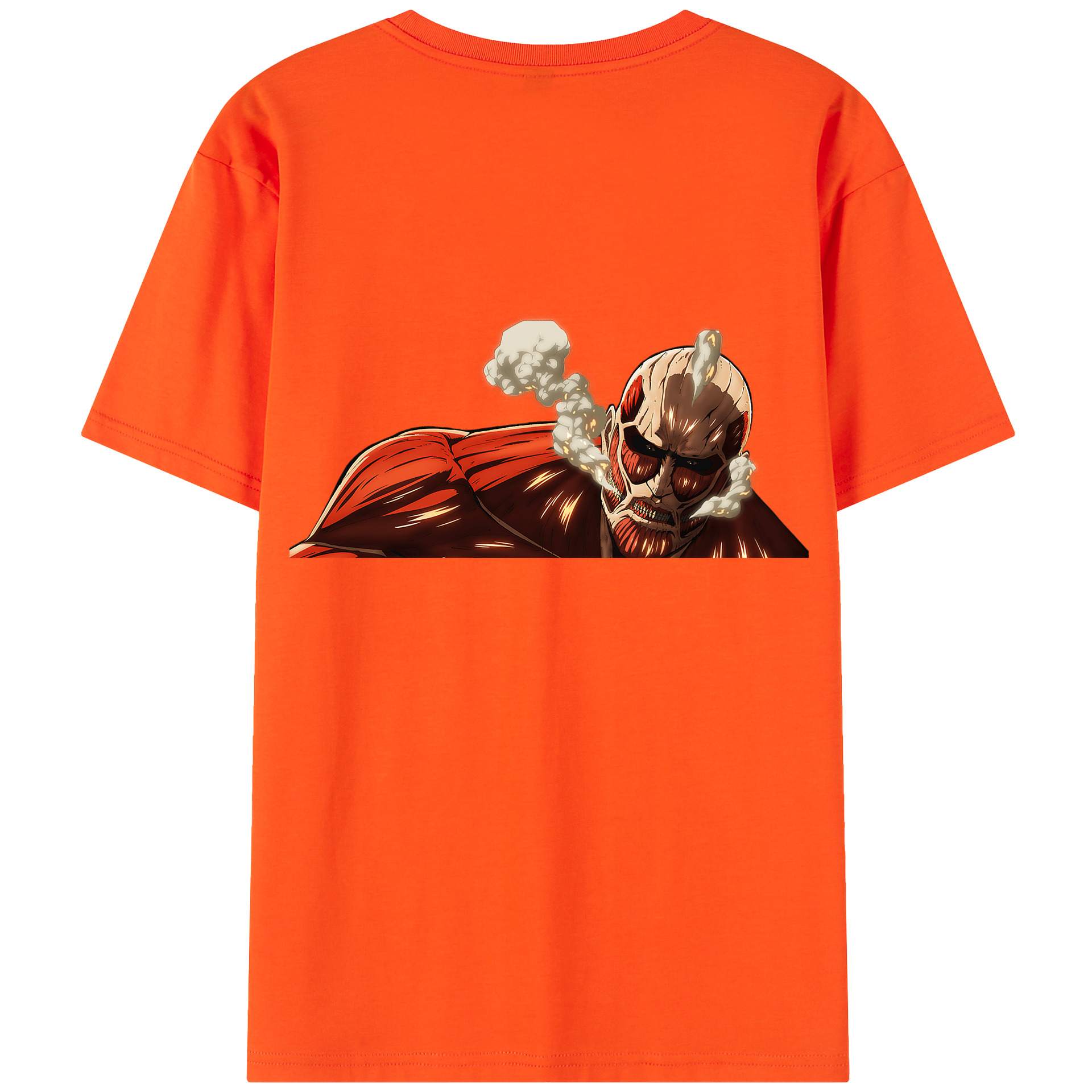 （画像用） 進撃の巨人 Attack on Titan 綿100％半袖Tシャツ（背面プリント）