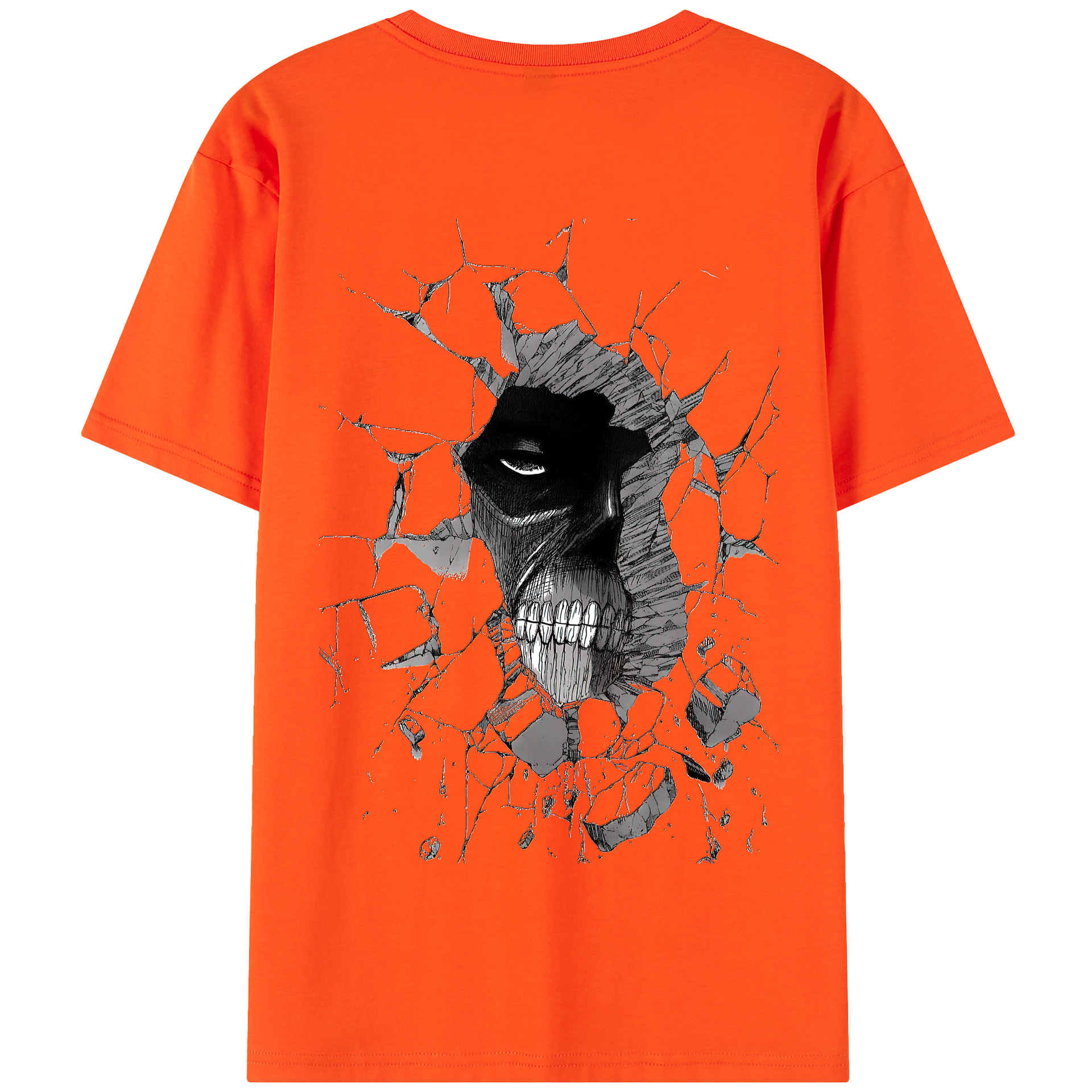 （画像用） 進撃の巨人 Attack on Titan 綿100％半袖Tシャツ（背面プリント）