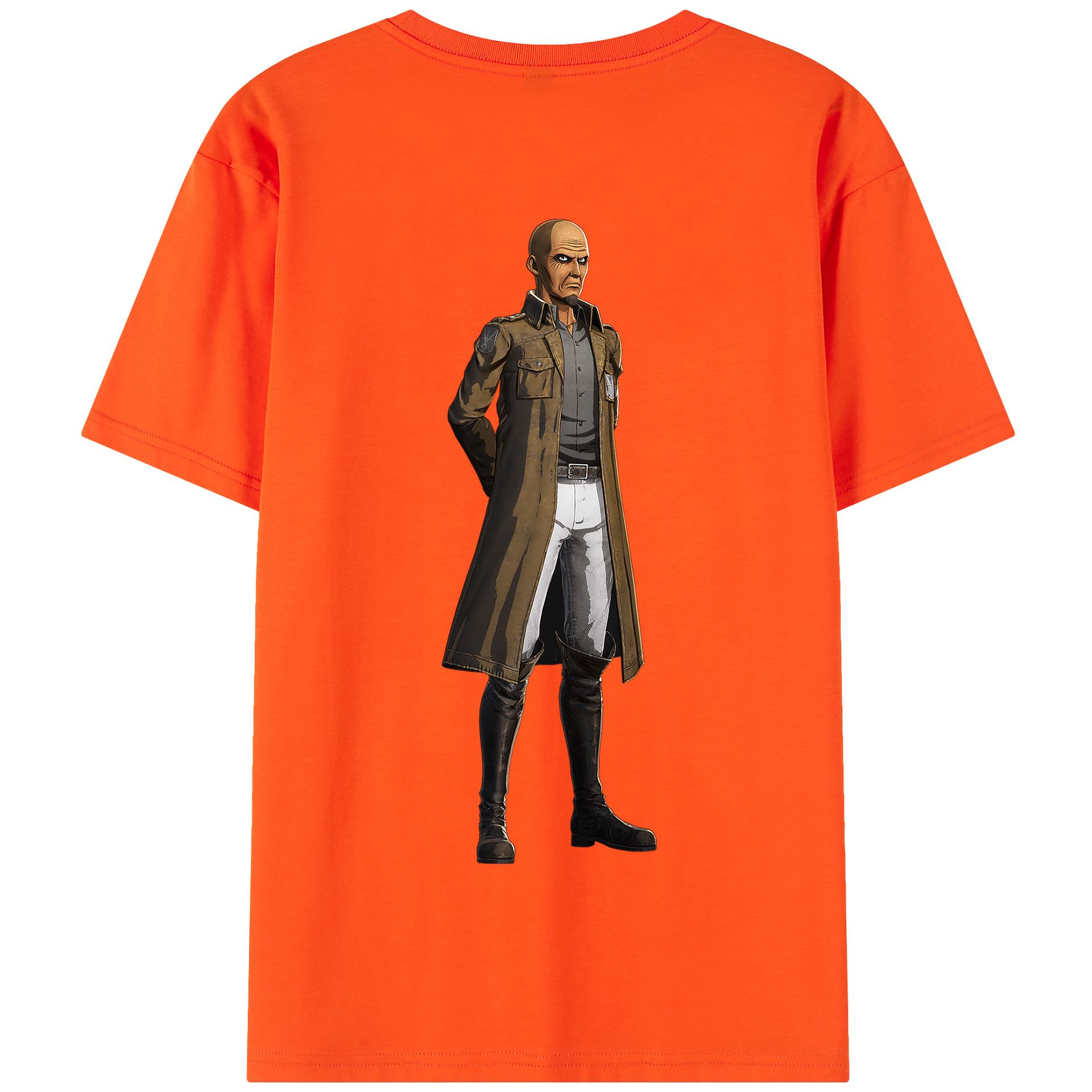 （画像用） 進撃の巨人 Attack on Titan 綿100％半袖Tシャツ（背面プリント）