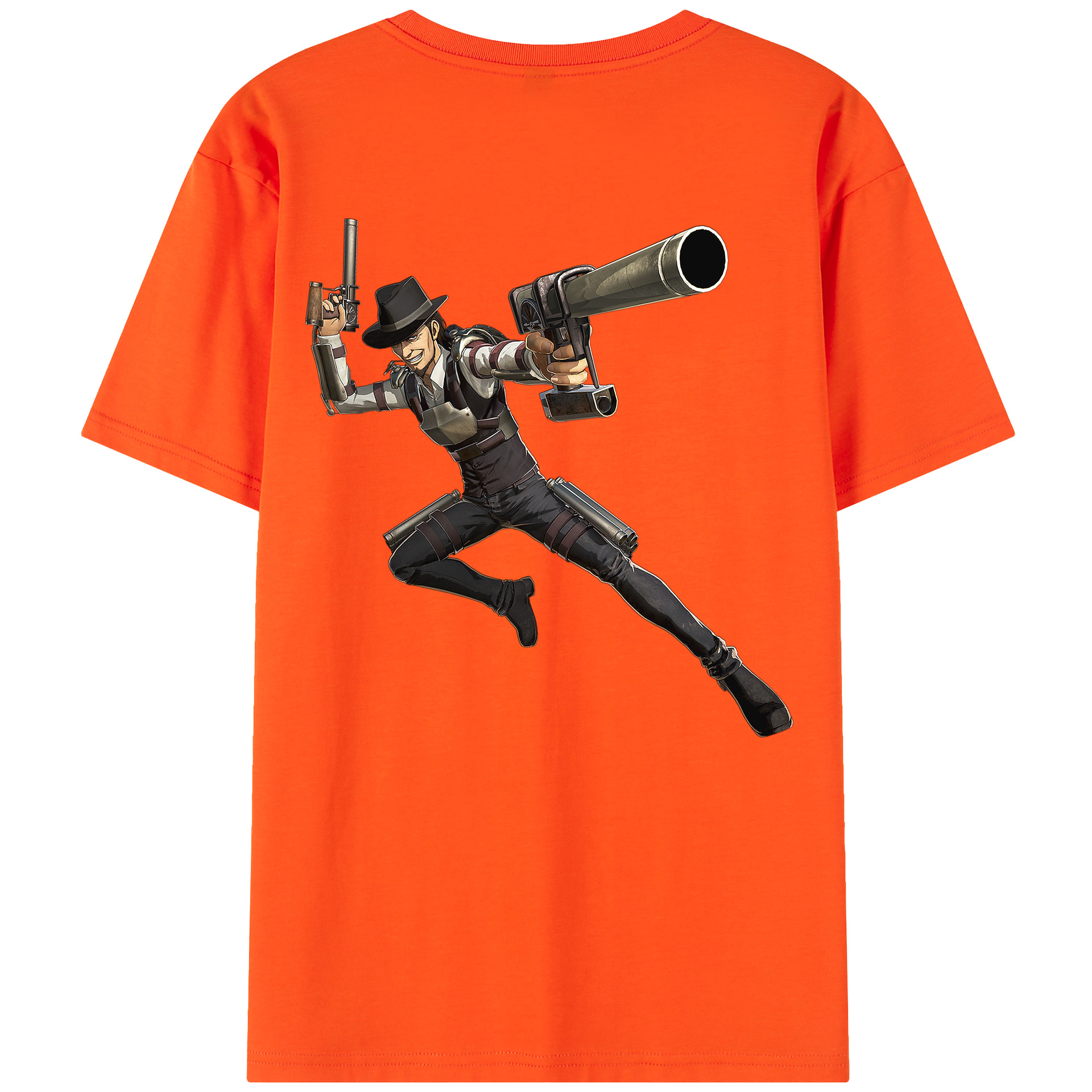 （画像用） 進撃の巨人 Attack on Titan 綿100％半袖Tシャツ（背面プリント）