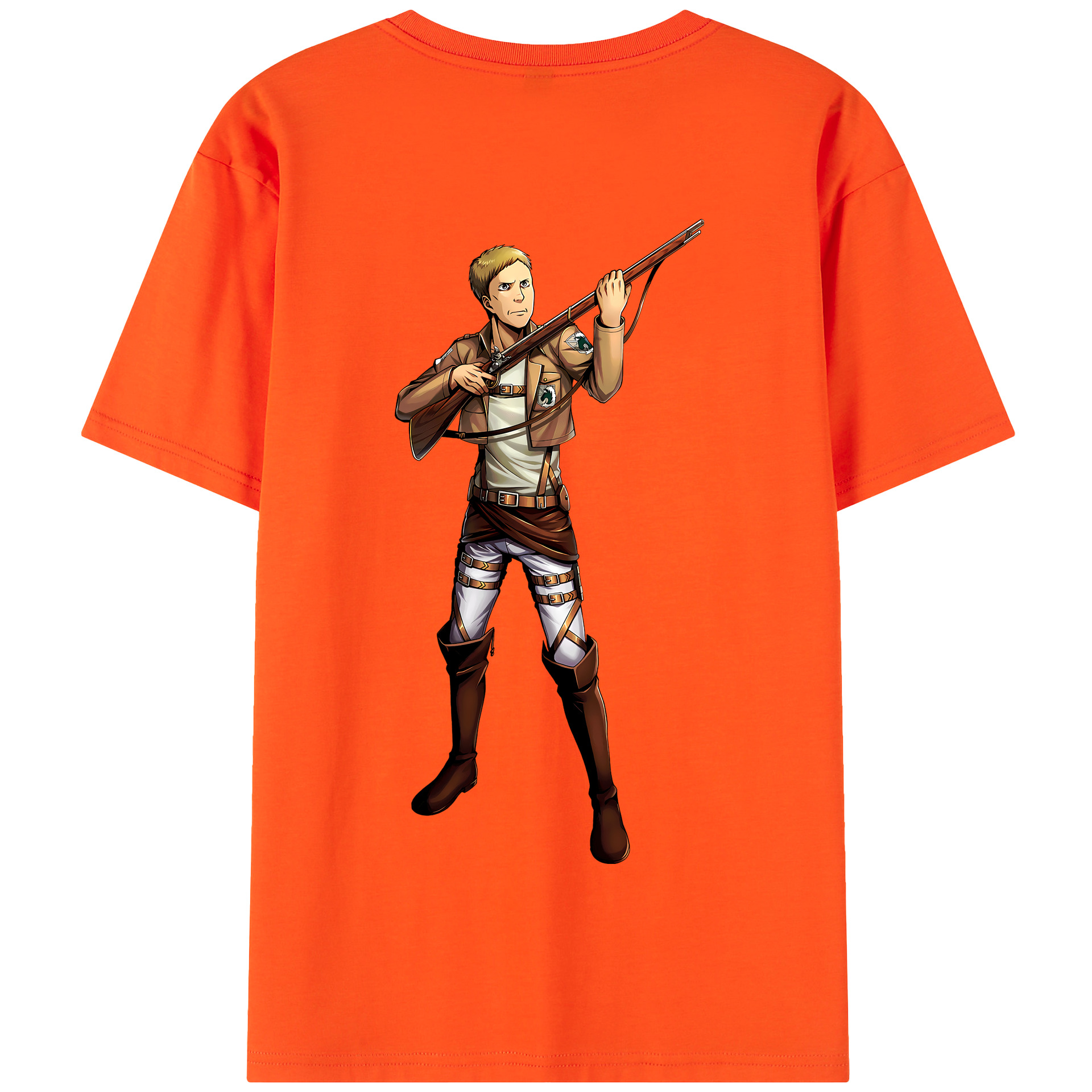 （画像用） 進撃の巨人 Attack on Titan 綿100％半袖Tシャツ（背面プリント）