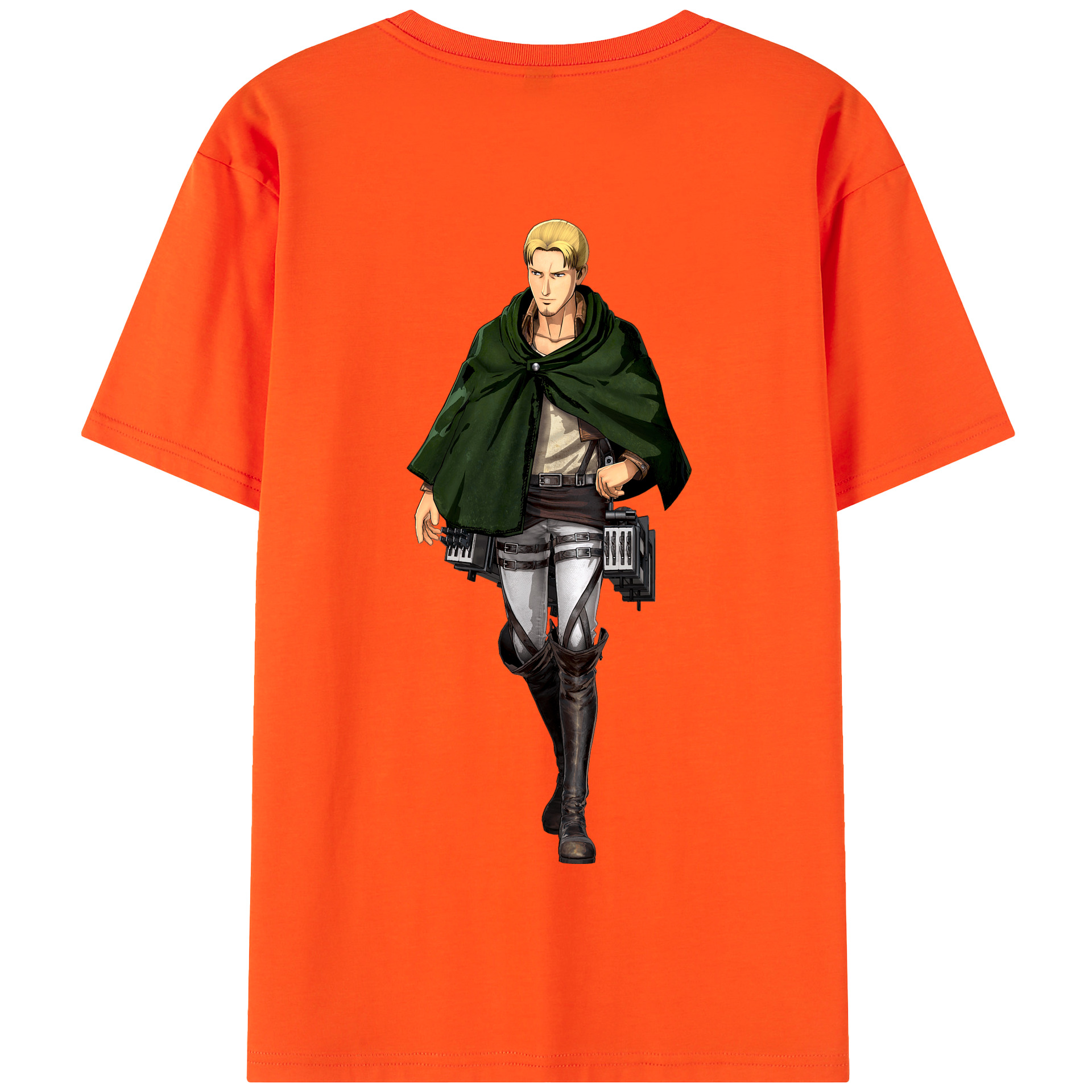 （画像用） 進撃の巨人 Attack on Titan 綿100％半袖Tシャツ（背面プリント）