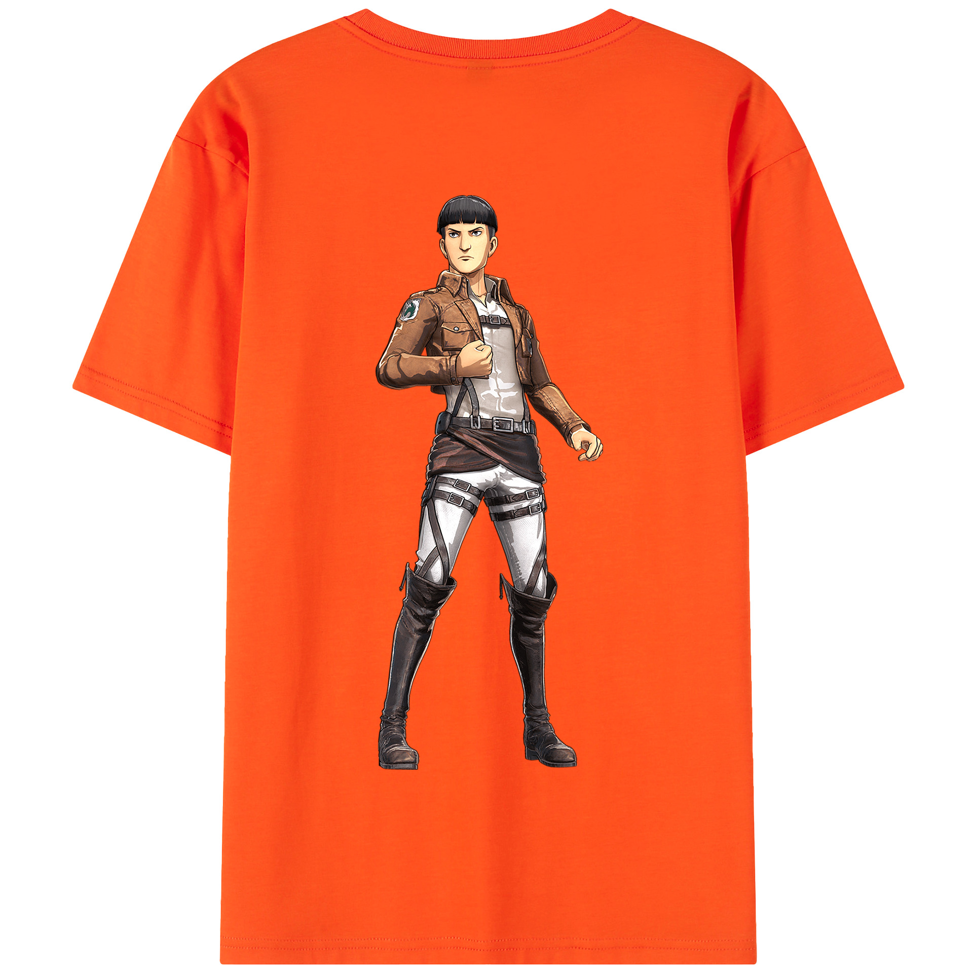 （画像用） 進撃の巨人 Attack on Titan 綿100％半袖Tシャツ（背面プリント）